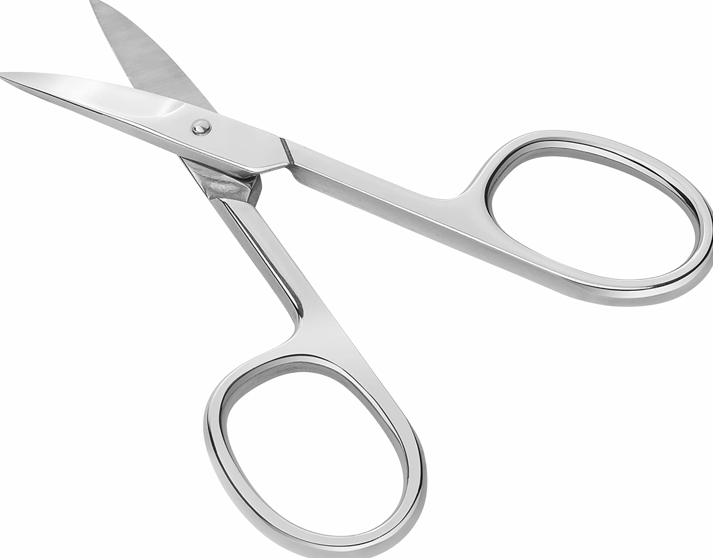 ZWILLING Tijeras para uñas 90 mm filo curvado hipoalergénicas plata