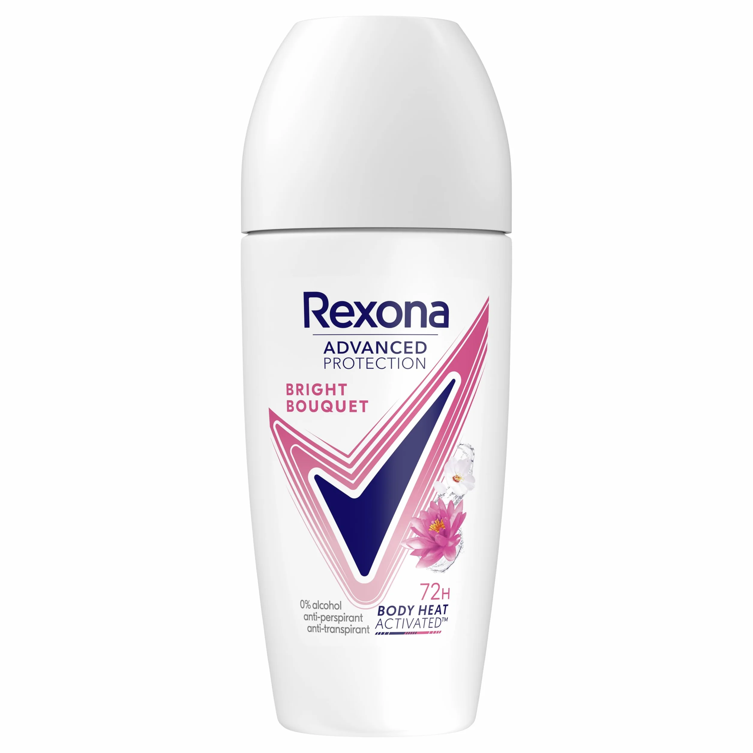 Rexona Advanced Protection Desodorante Roll-On Mujer Bright Bouquet 72h 50 ml Pack 6