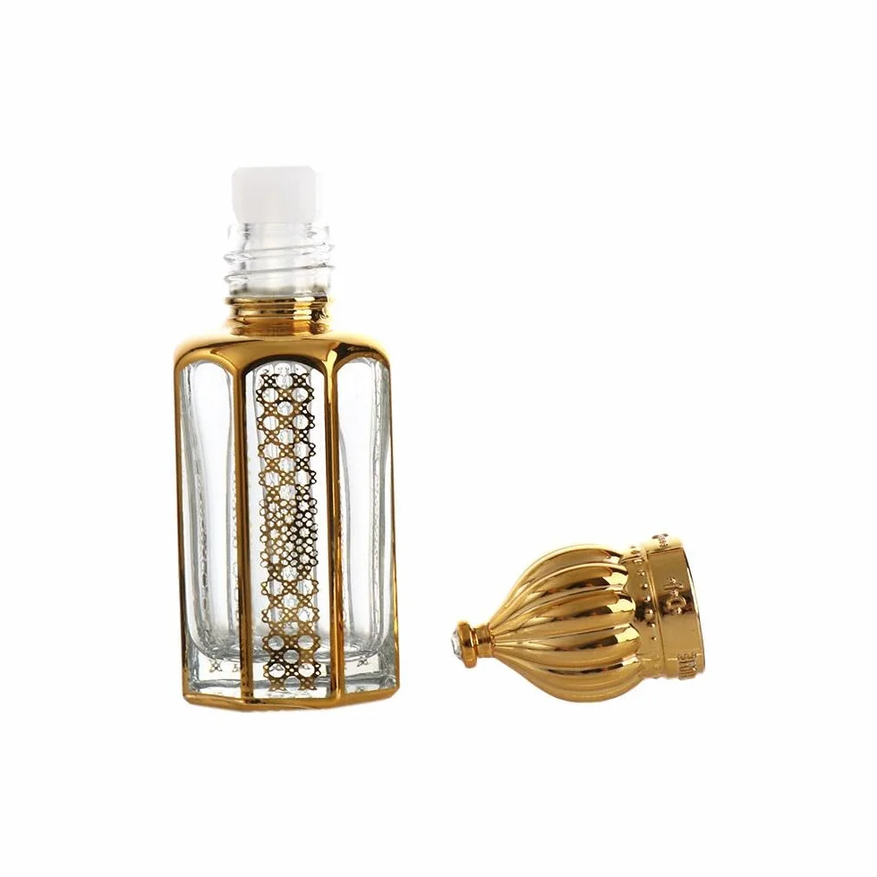 Botellas cuentagotas de cristal 12 ml para aceite esencial perfume vacías vintage