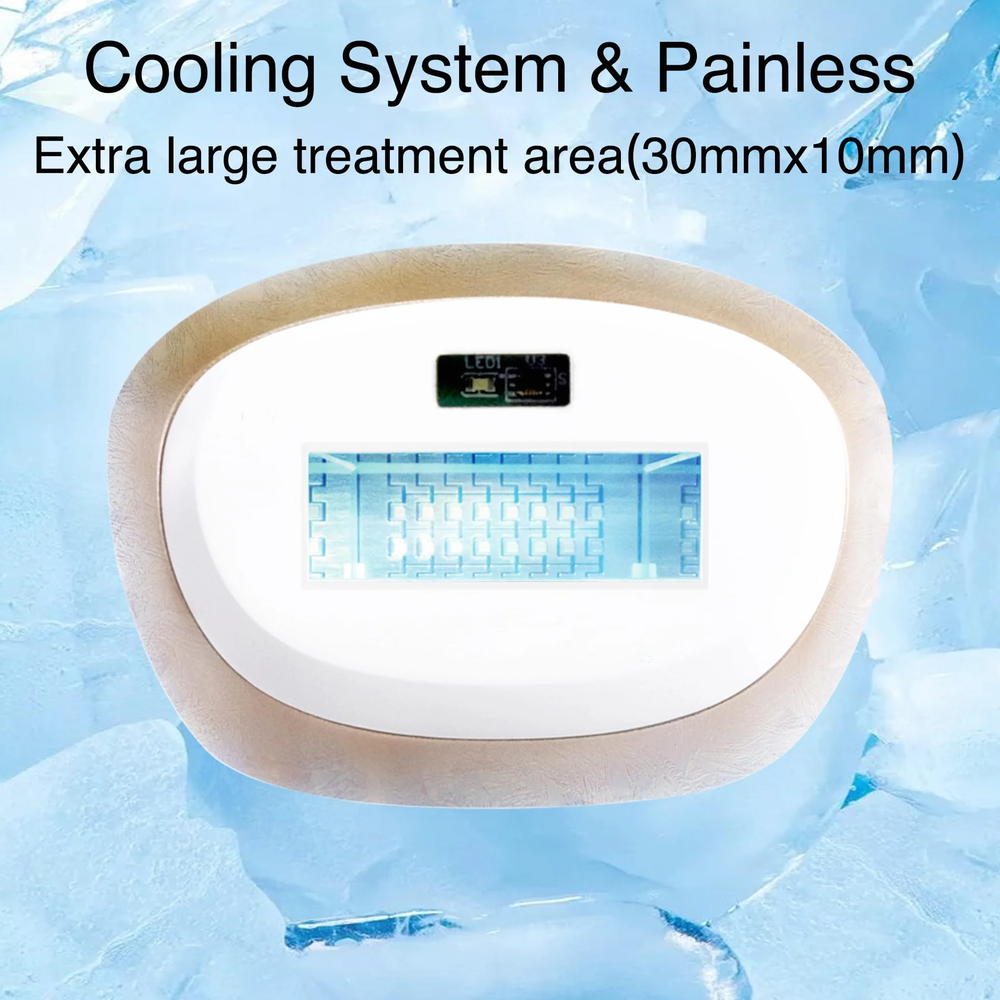 DermRays V8S depilación láser de diodo 810 nm para tonos de piel 1-5, refrigeración por hielo