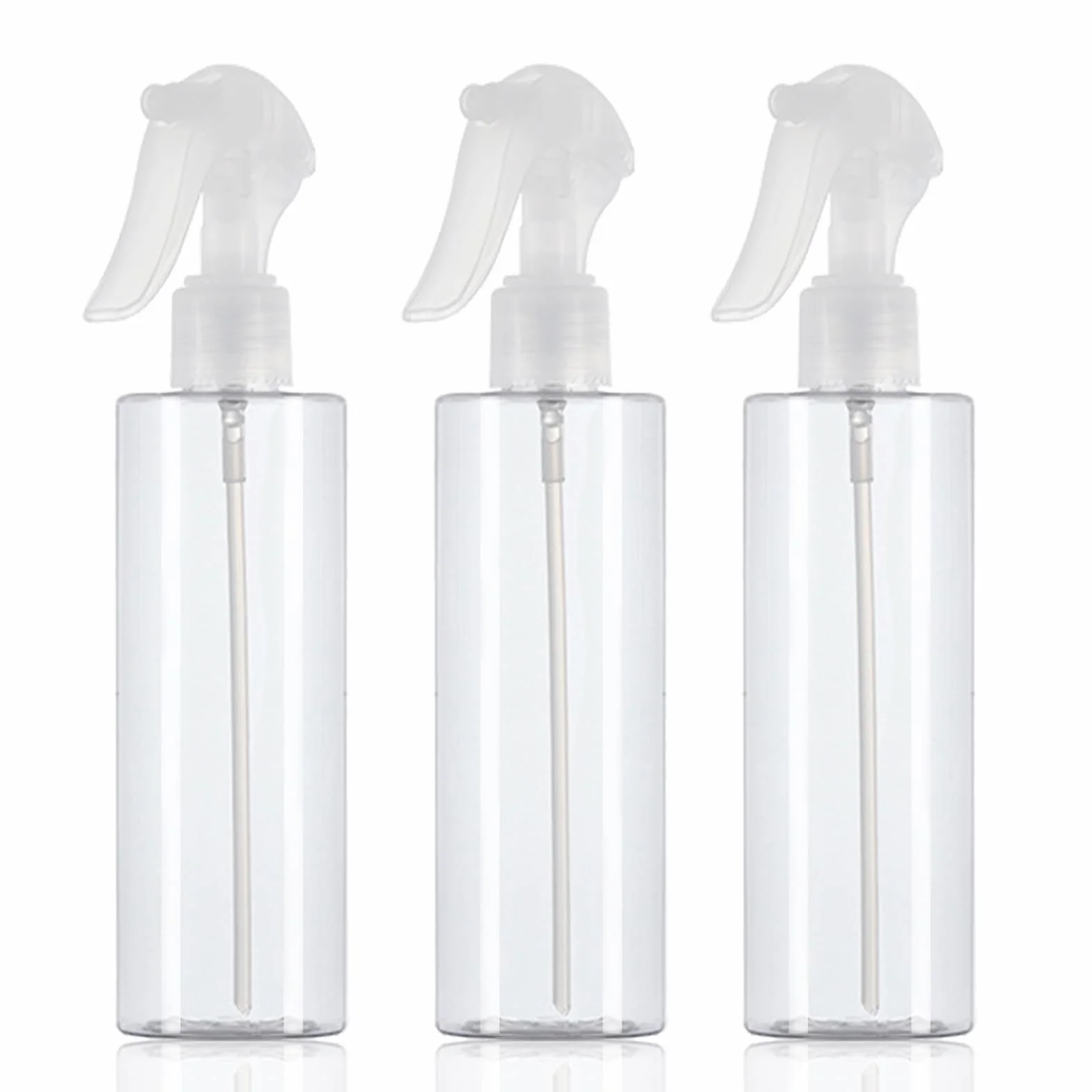 Paquete de 3 Botellas Spray Plásticas 300ml, Botella Pulverizadora de Niebla Fina Reutilizable