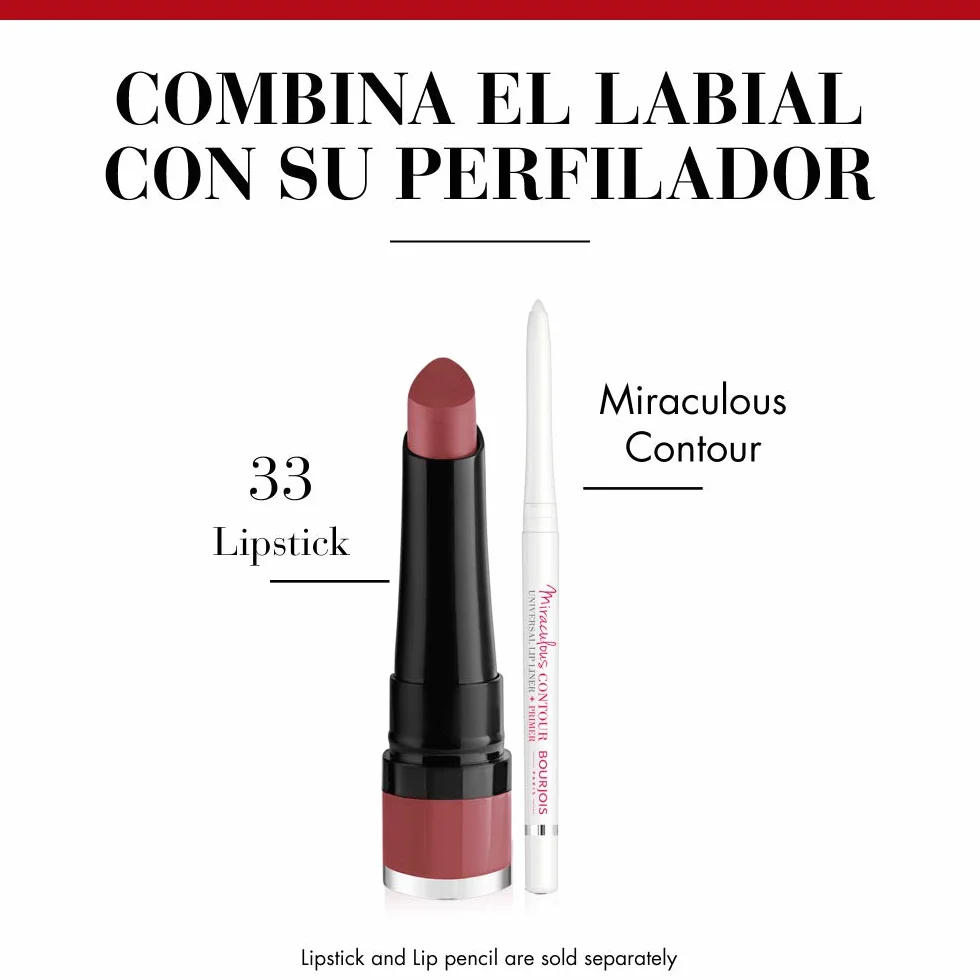 Bourjois Rouge Velvet The Lipstick Barra de Labios Tono 33