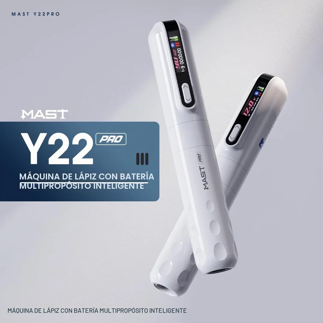 Mast Y22 Pro Máquina De Tatuaje Inalámbrica Rotativa Carrera 3.0mm 2 Modos De Trabajo Batería 1300mah Motor De Torque