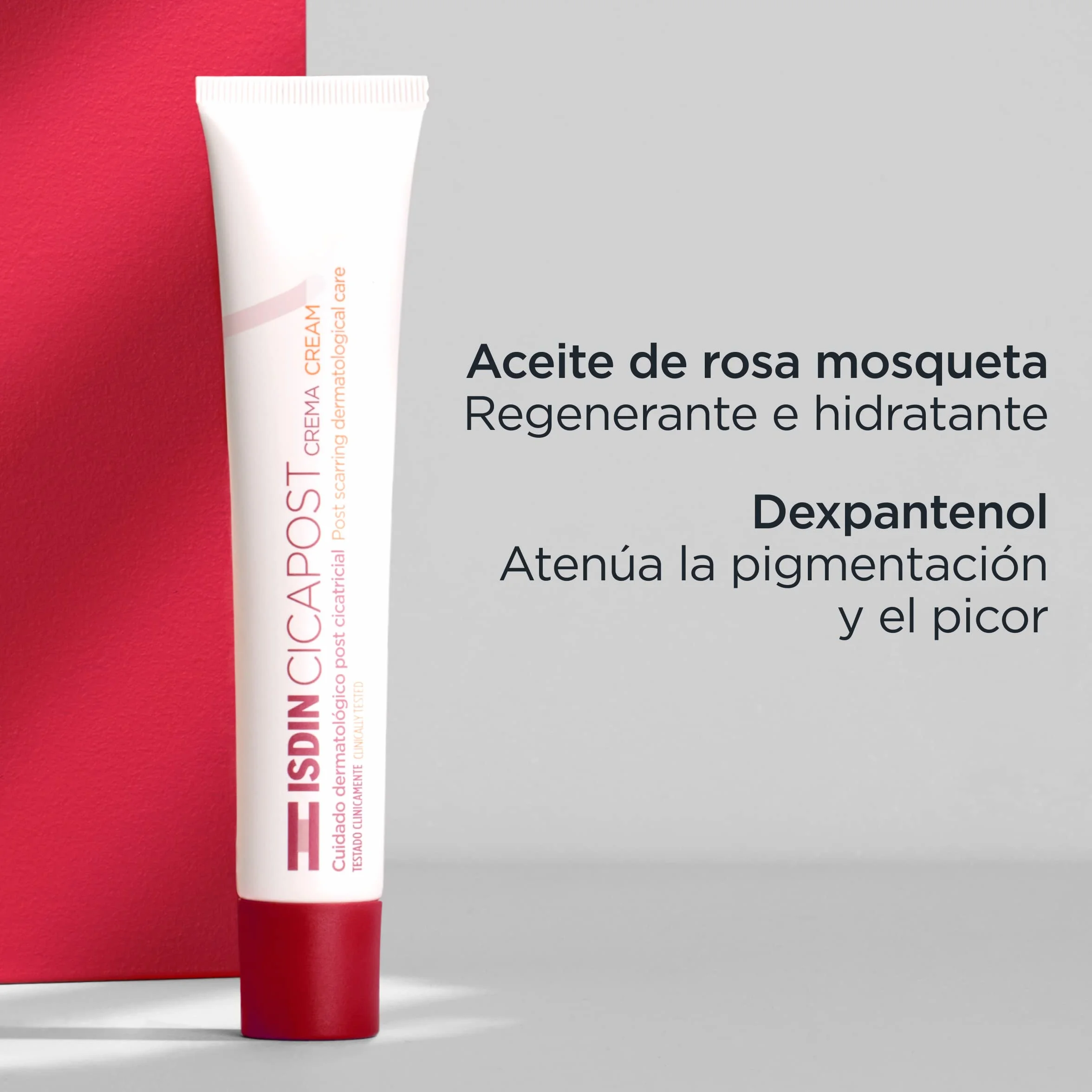 ISDIN Cicapost Crema cicatrizante Rosa Mosqueta Centella Asiática reparación Cicatrices 50 gr