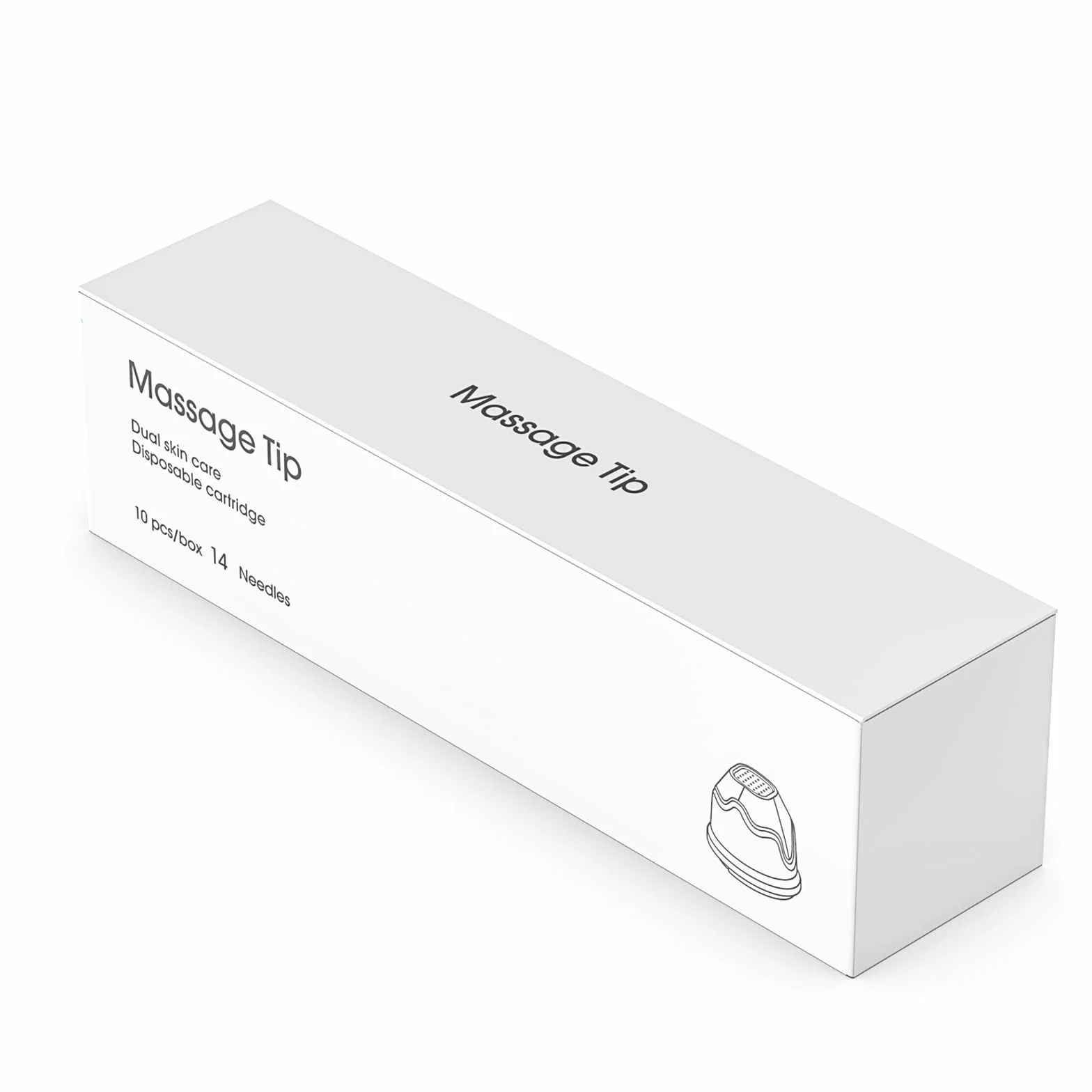 Bestauty Bio Pen Q2 Cartuchos 14 Pins 10Pcs Agujas de Tinta de Repuesto para Cicatrices de Acné