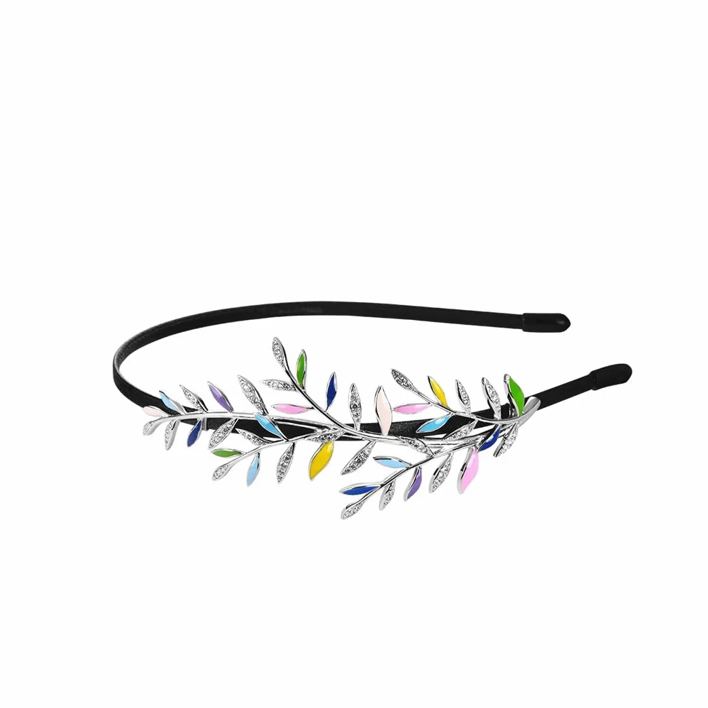 Bobinas Para El Cabello Con Cola De Caballo Gomas Accesorios for el cabello Textura Textura Horquilla Elegante Hoja Hairbanda Señoras Pelo Hairband Horquilla Adecuado for regalos exquisitos de cumplea