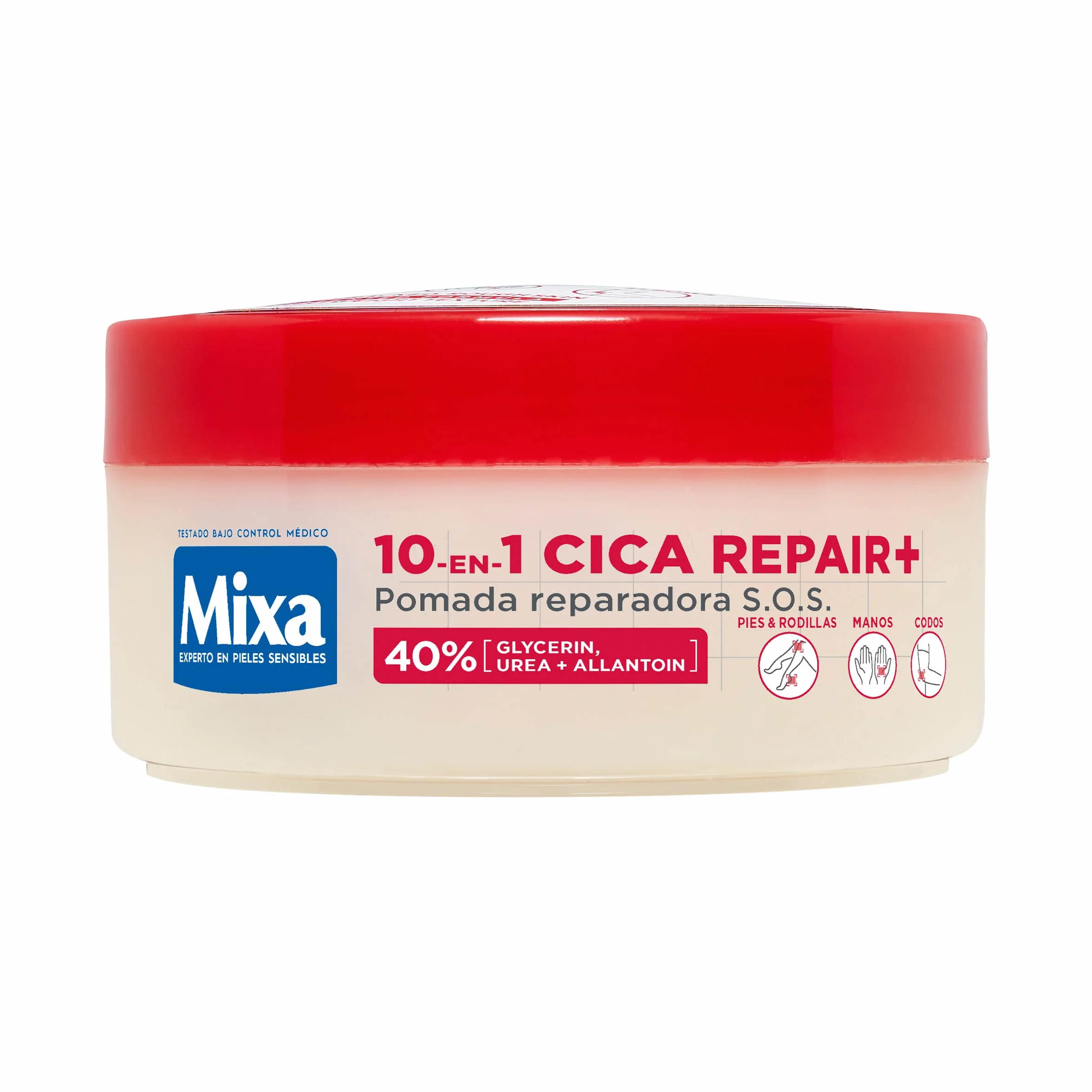 Mixa Cica Repair+ Pomada Reparadora S.O.S. 40% Glicerina Urea Alantoína 150ml