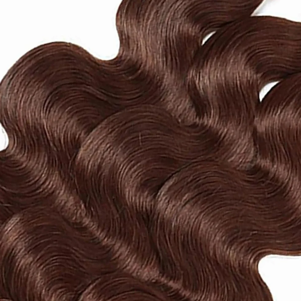 2Shoaiye 50 g # 4 BB paquetes de cabello humano 30 pulgadas