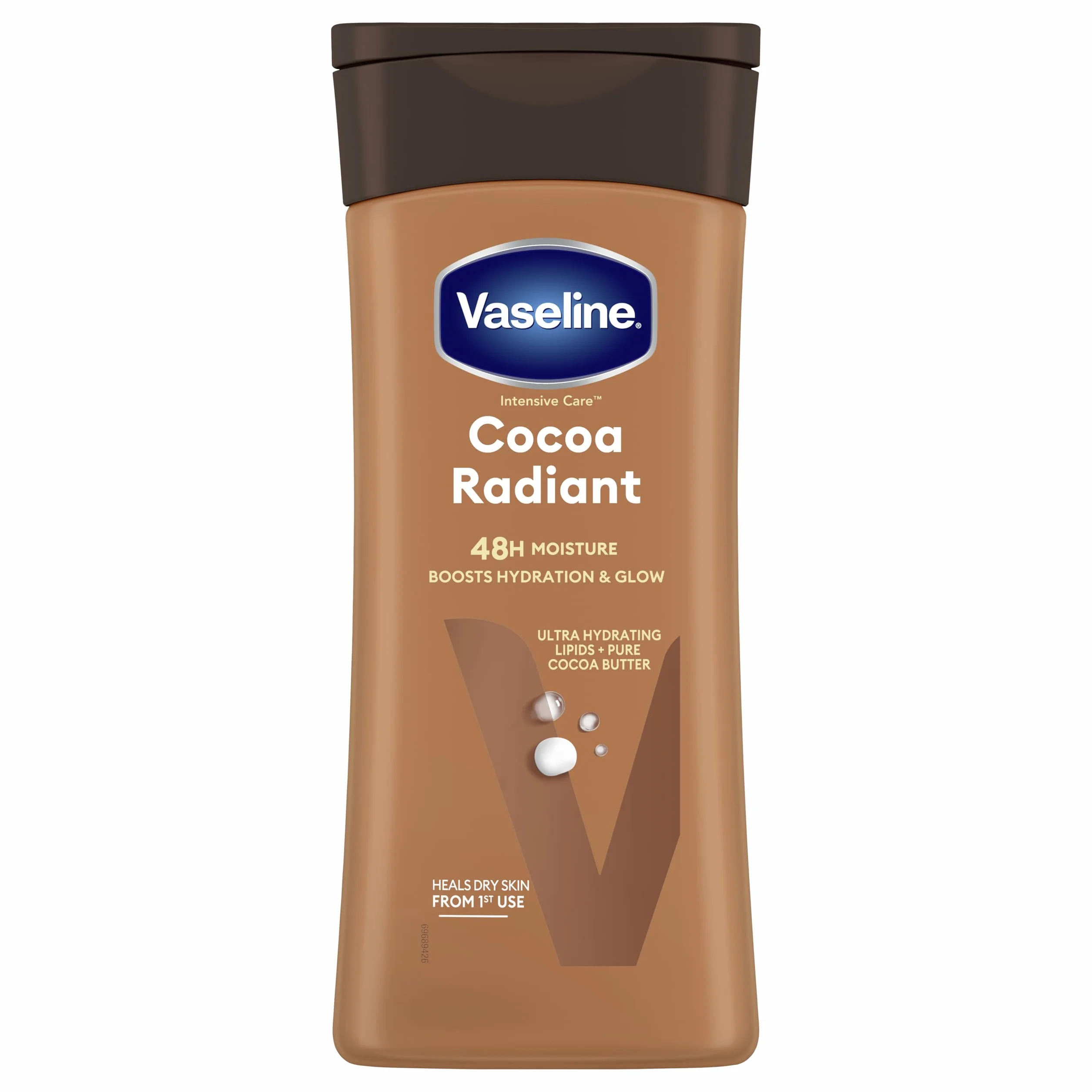 Vaseline Intensive Care Cocoa Radiant Loción Corporal Hidratante 48H 2x200ml