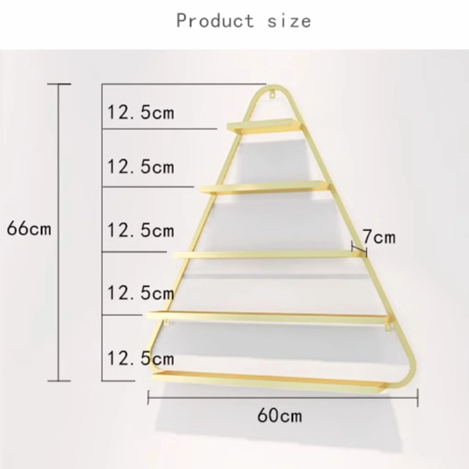 Organizador De Estantes Flotantes Para Montaje En Pared, Estante De Pared De Metal Para Esmalte De Uñas, Soporte De Exhibición De Pegamento Para Esmalte De Uñas, Estante De Especias Montado, 6 Pieza