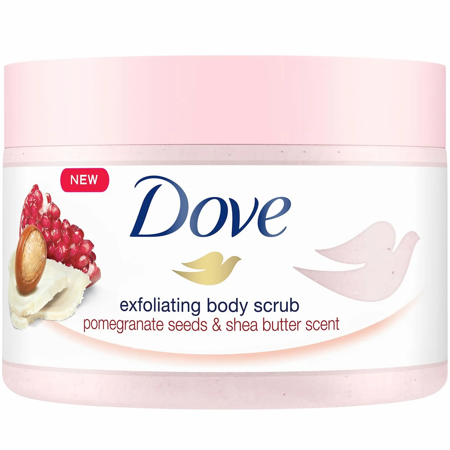Dove Dusch Peeling 225ml Granatapfel & Sheabutter
