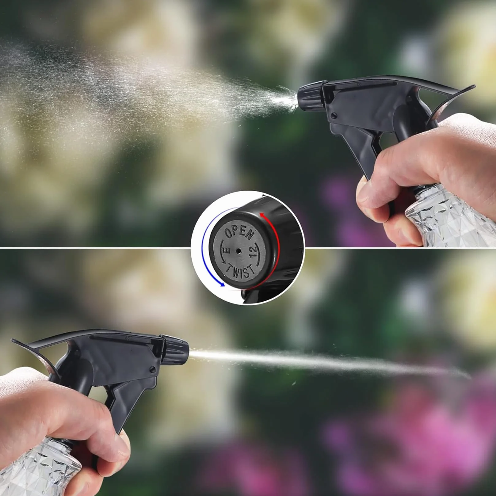 Botella de Aerosol 500ml Plástico Vacía para Plantas de Jardín