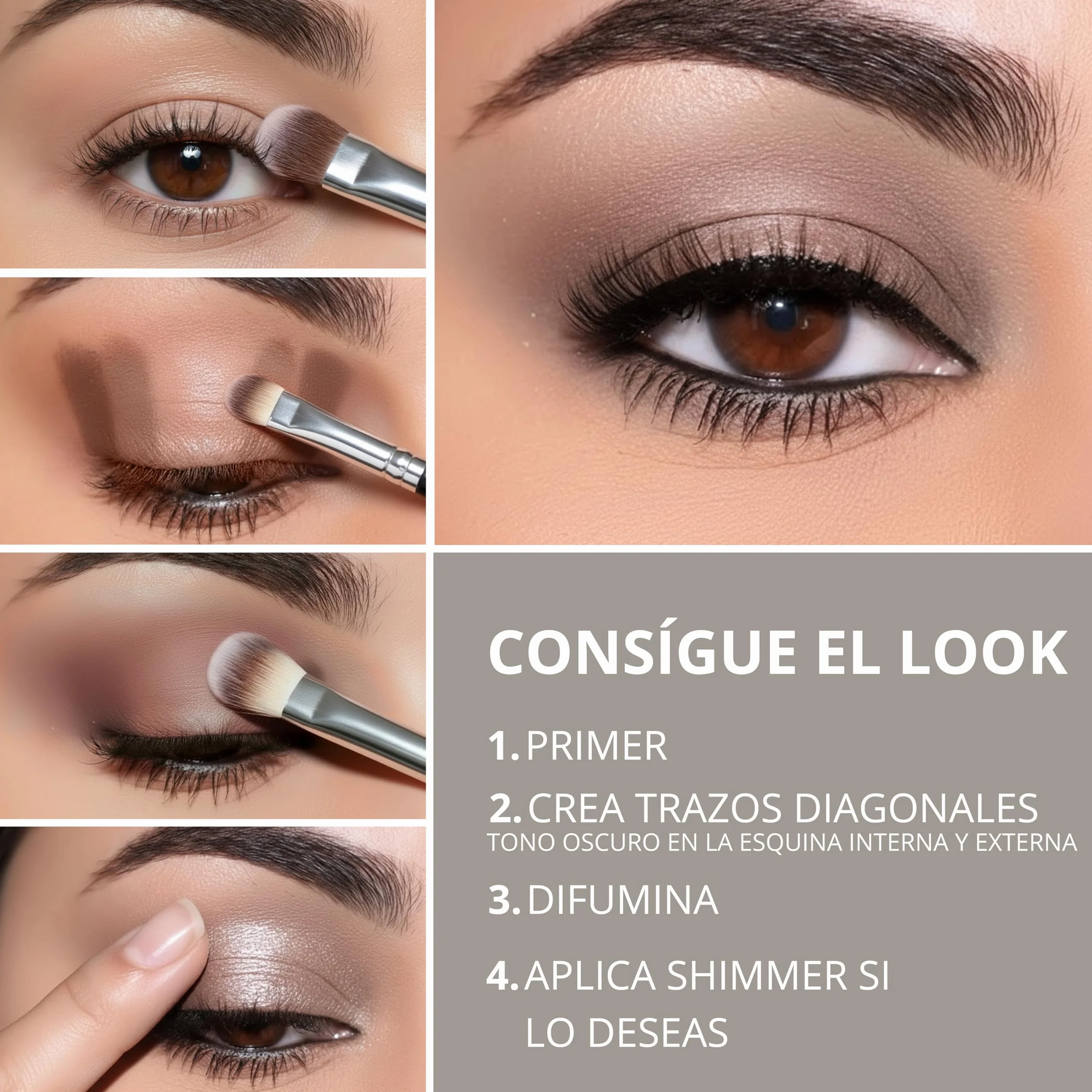 Paleta de Sombras de Ojos Profesionales 12 Colores Fríos Opacos y Brillantes Tamaño Viaje