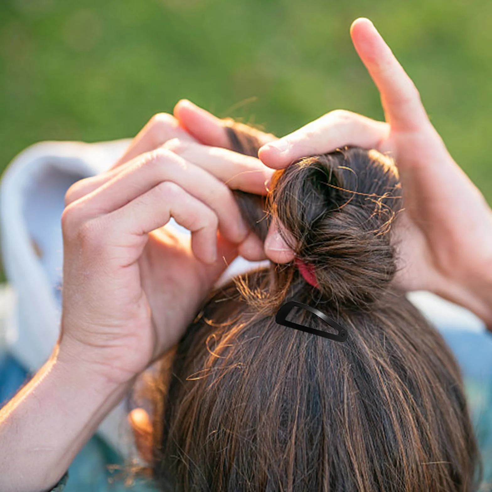 Clips de Pelo Metal 20 Piezas, Pinzas y Horquillas para Mujer y Niña, Negro