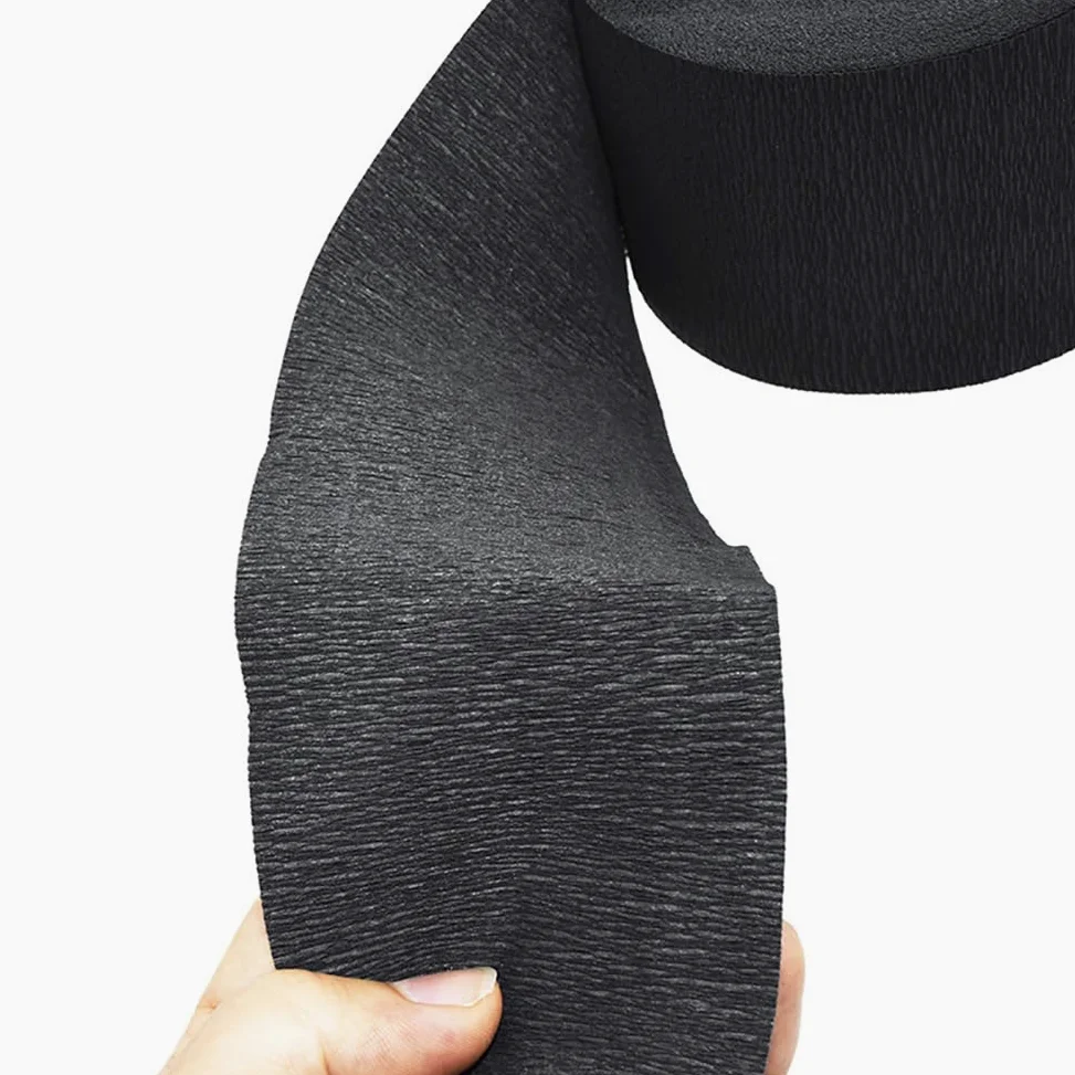 2 rollos de tiras de papel negro para el cuello, banda para el cuello de peluquería, tiras de papel para peinar, suministros de corte de pelo para salón de peluquería, tienda