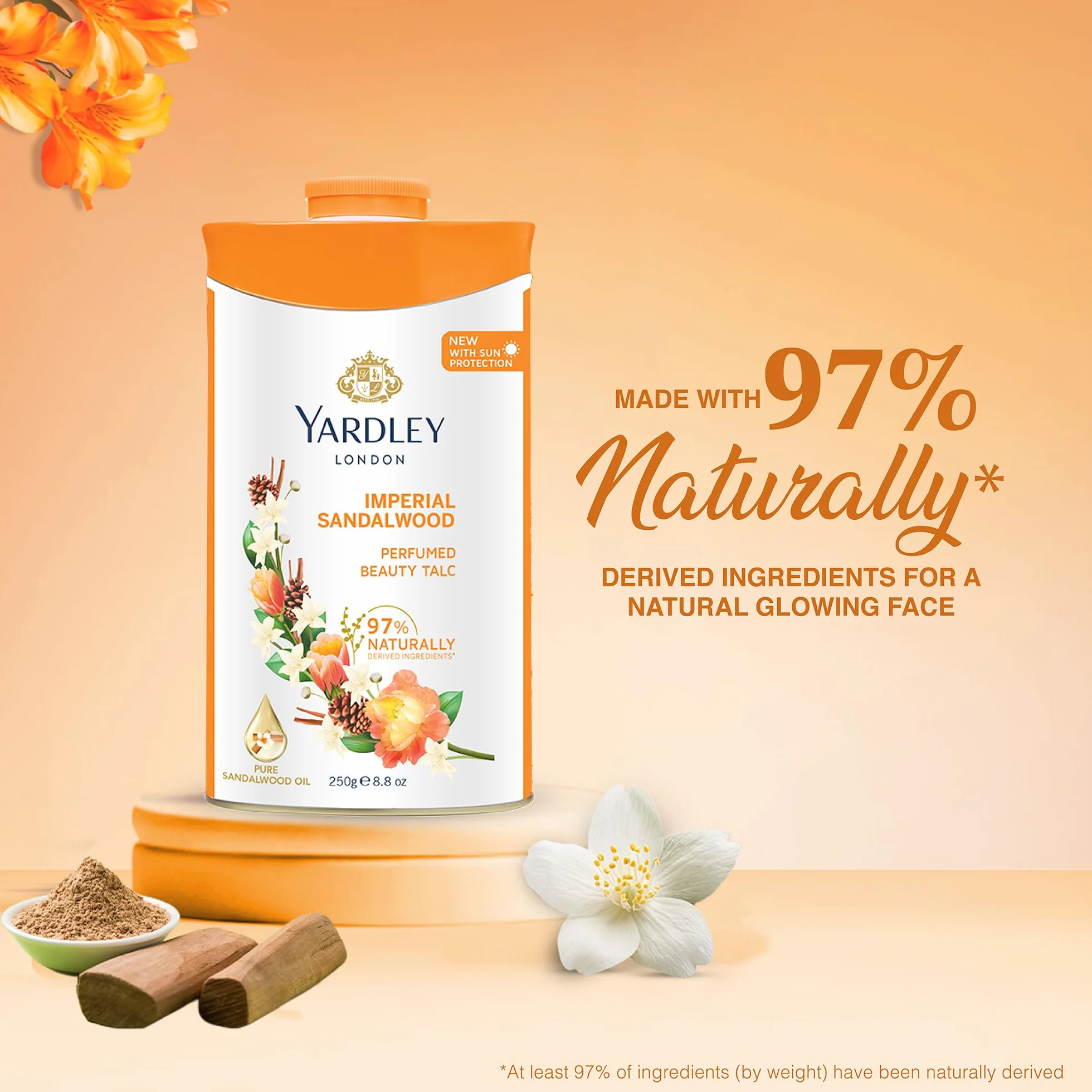 Yardley Sándalo perfumado 250 g