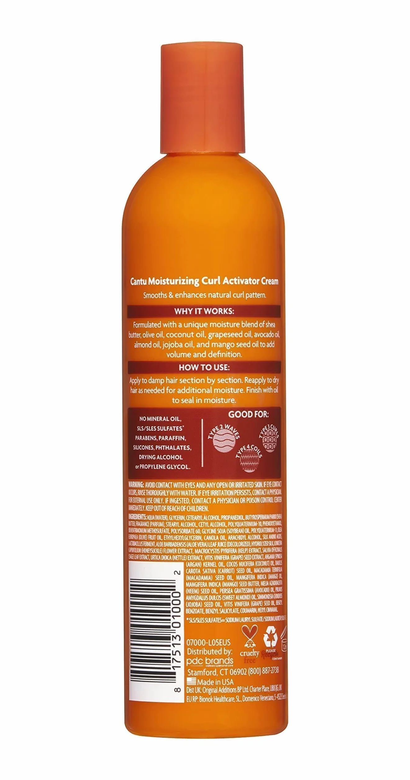 CANTU Crema Capilar para Cabello Rizado 355 ml