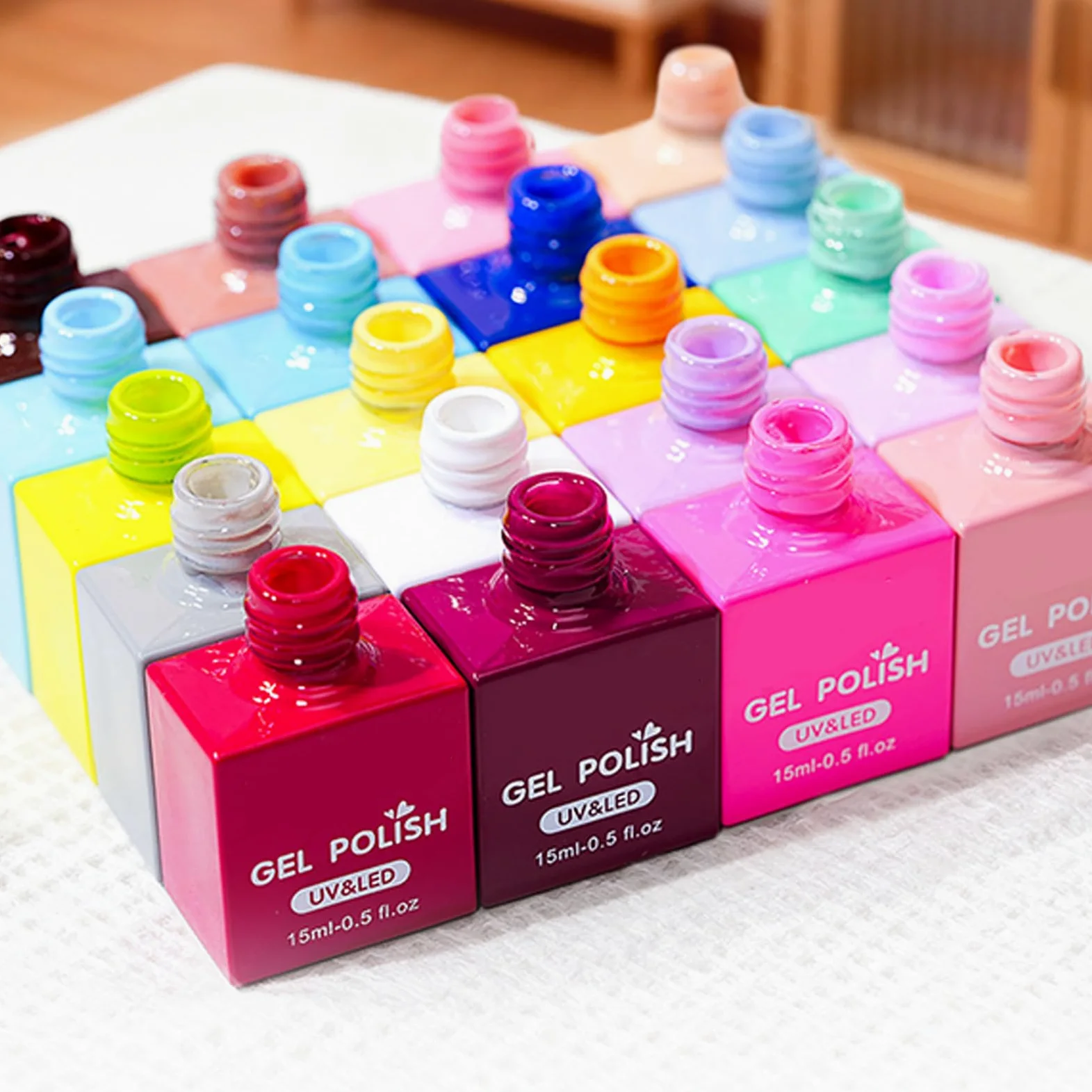 Kit De Esmalte De Uñas En Gel 60 Colores De Larga Duración Y Secado Rápido | Kit De Esmalte De Uñas Para Diario Hogar Viaje Manicura Spa Boda Vacaciones