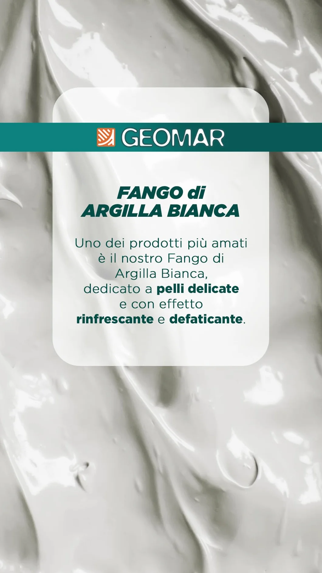 GEOMAR Barro Arcilla Blanca 600 g Contra Celulitis 95% Origen Natural Trío Sales