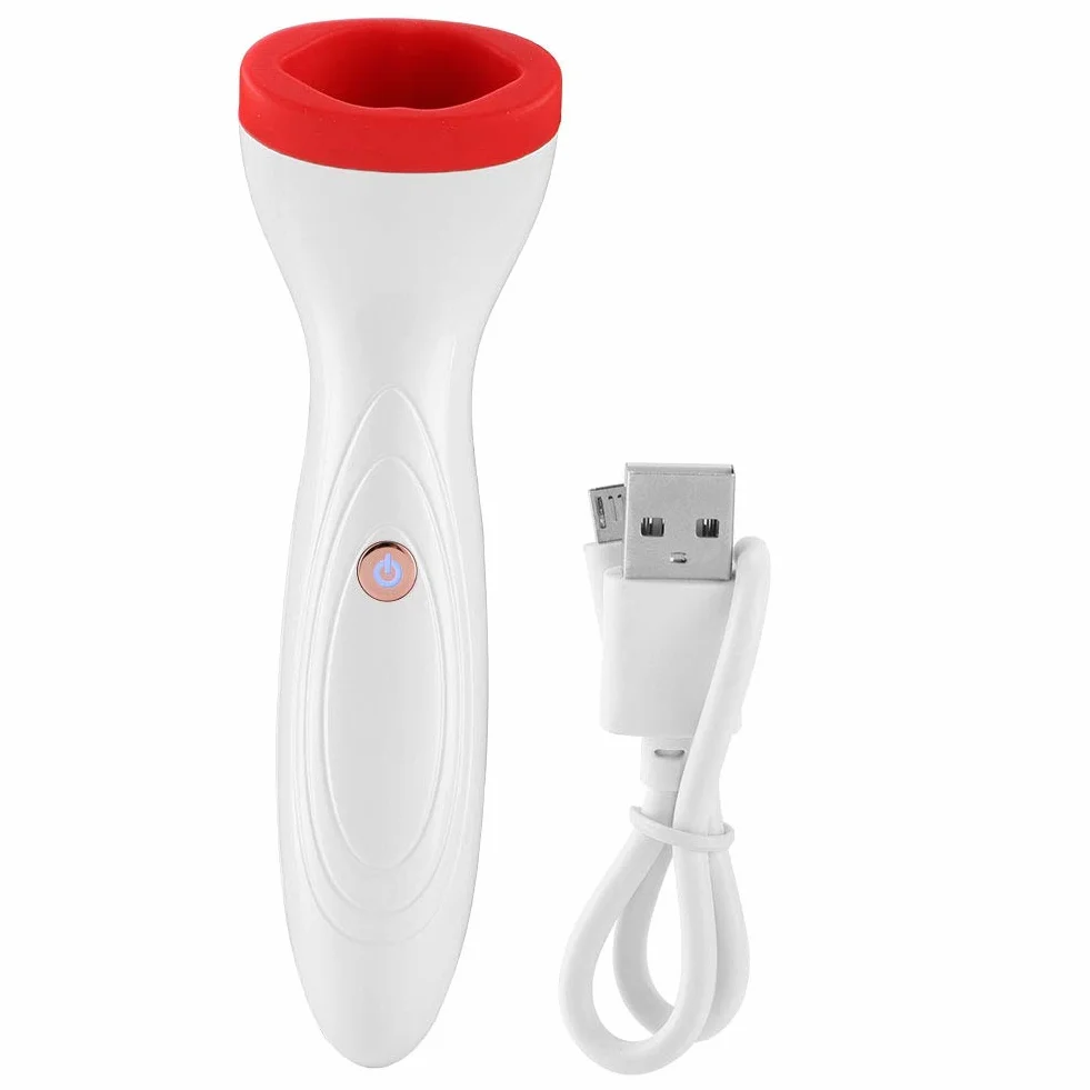 Rellenador de labios eléctrico recargable USB 3 velocidades succión al vacío silicona alimenticia