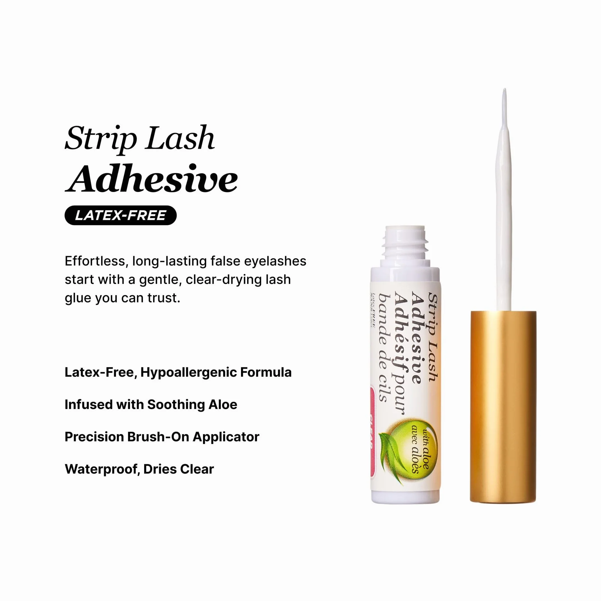 Kiss Products Ever Ez Strip Eyelash Adhesive Clear 0.1 Pounds