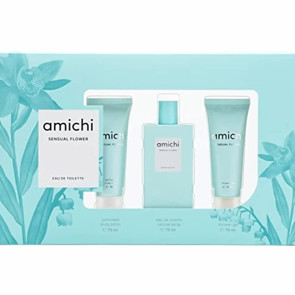 Amichi Sensual Flower Set de Perfume Mujer 3 Piezas