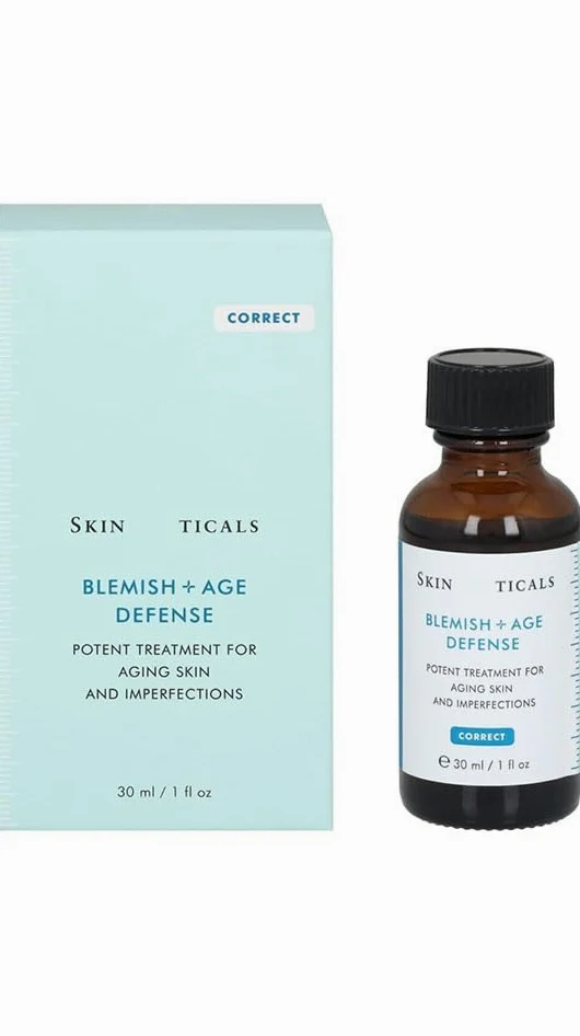 Skinticals Blemish And Age Defense Serum 30ml Anti Aging Serum contra impurezas, poros, espinillas, imperfecciones de la piel, ácido salicílico, sérum facial para pieles grasas con impurezas, mujeres