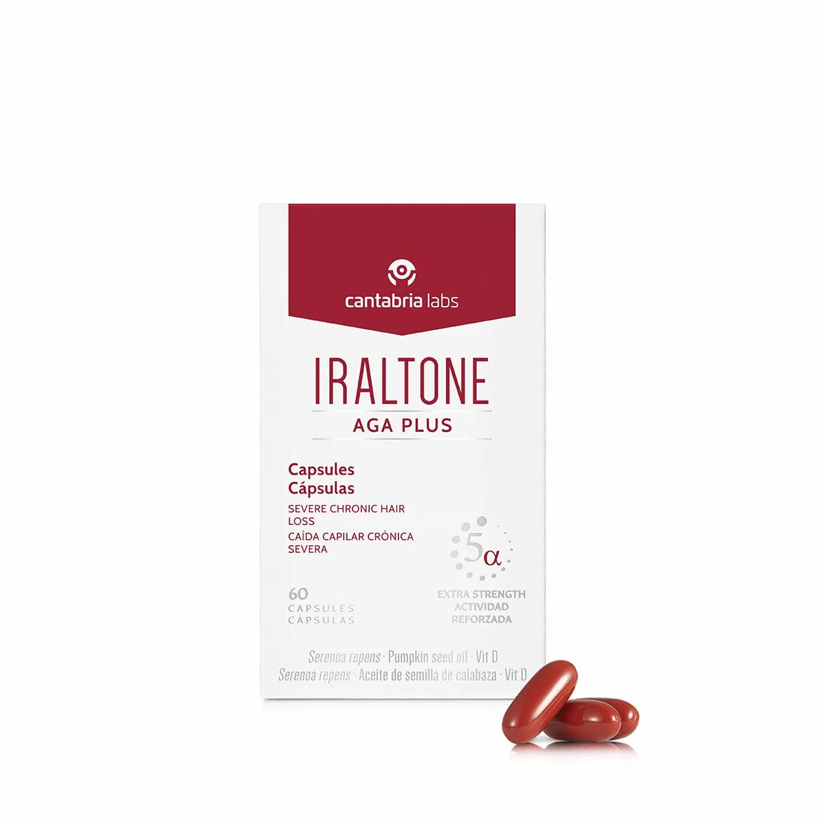 Cantabria Labs Iraltone AGA Plus 60 Cápsulas Caída Capilar