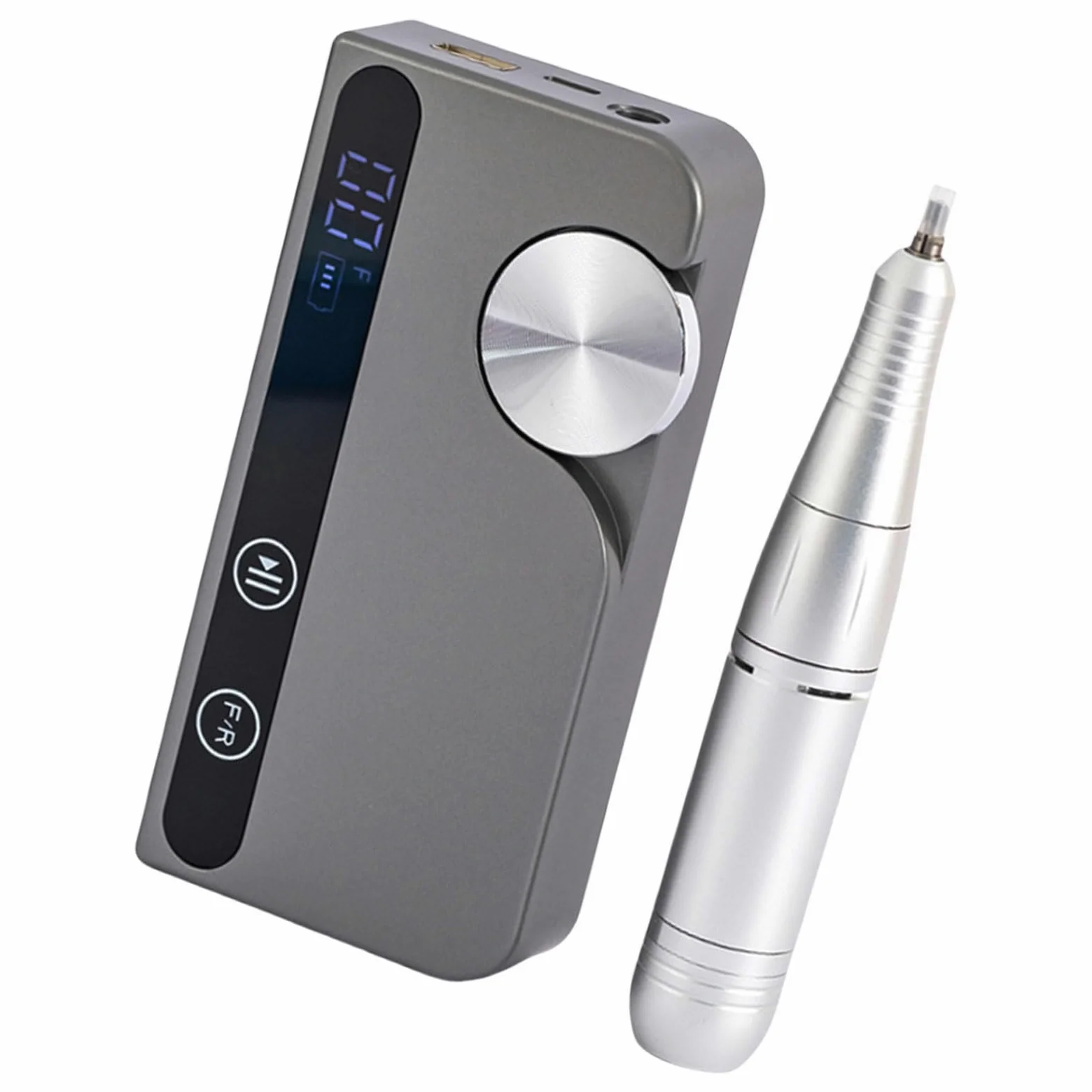 Taladro eléctrico de uñas, herramienta de manicura de 45000 rpm, máquina pulidora con velocidad ajustable para salones, taladro eléctrico, herramienta de manicura