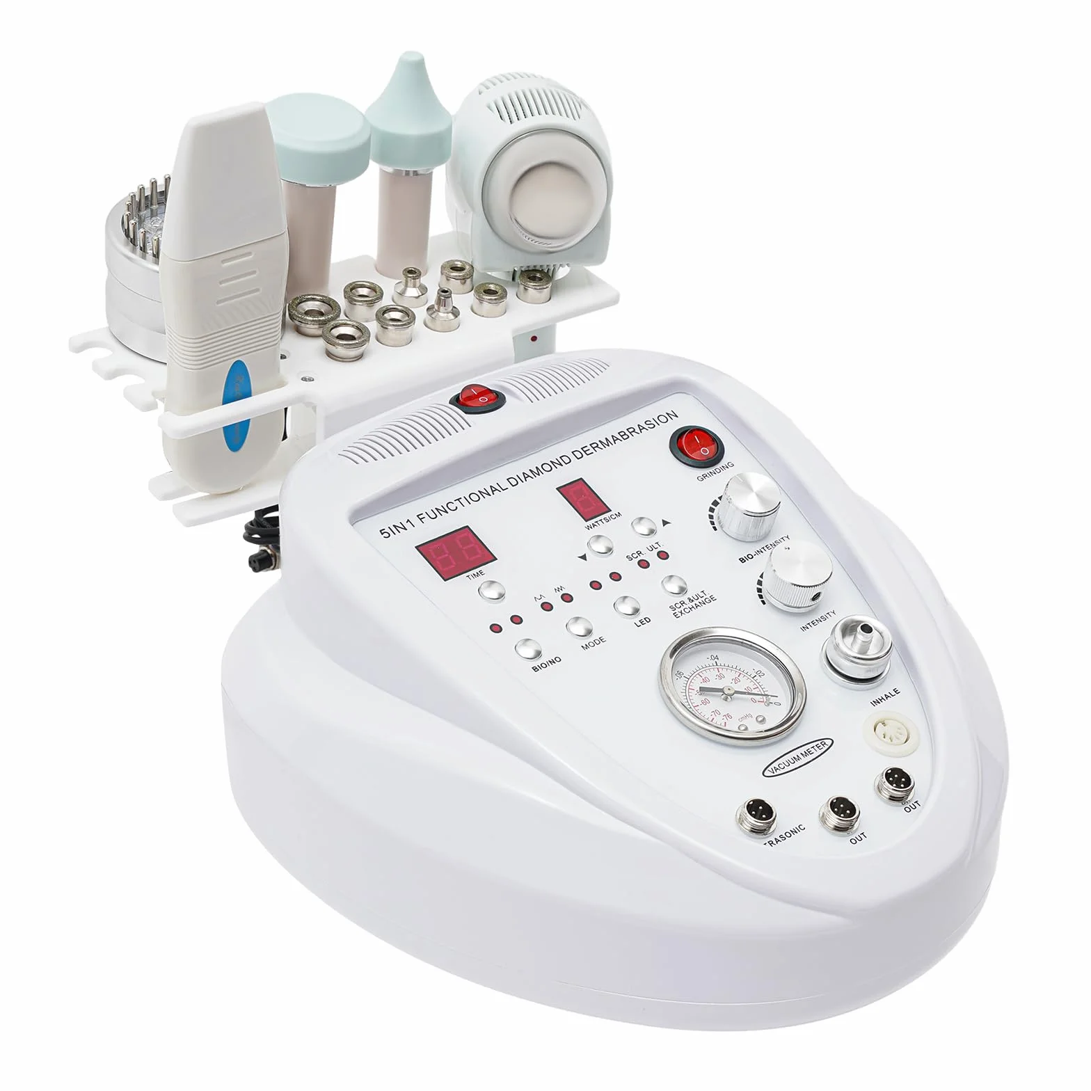 5 en 1 máquina profesional de dermoabrasión diamante dispositivo microdermoabrasión cuidado facial belleza cuidado facial dermoabrasión equipo