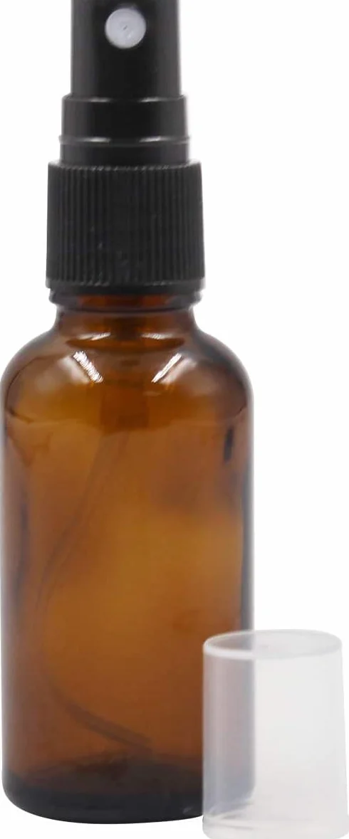 Topsky 12 botellas de spray de 30 ml de cristal resistente a los rayos UV con atomizador fino