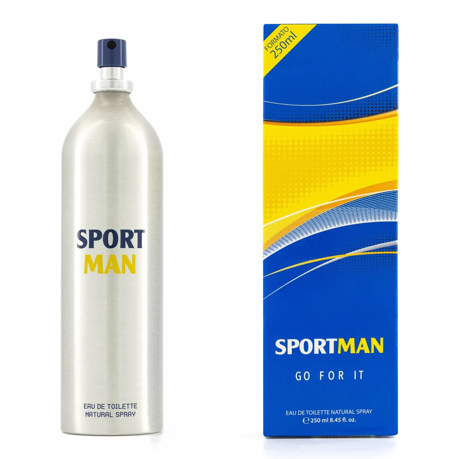 SPORTMAN Go For It Colonia Hombre Eau de Toilette Spray 250 ml Aroma Cítrico