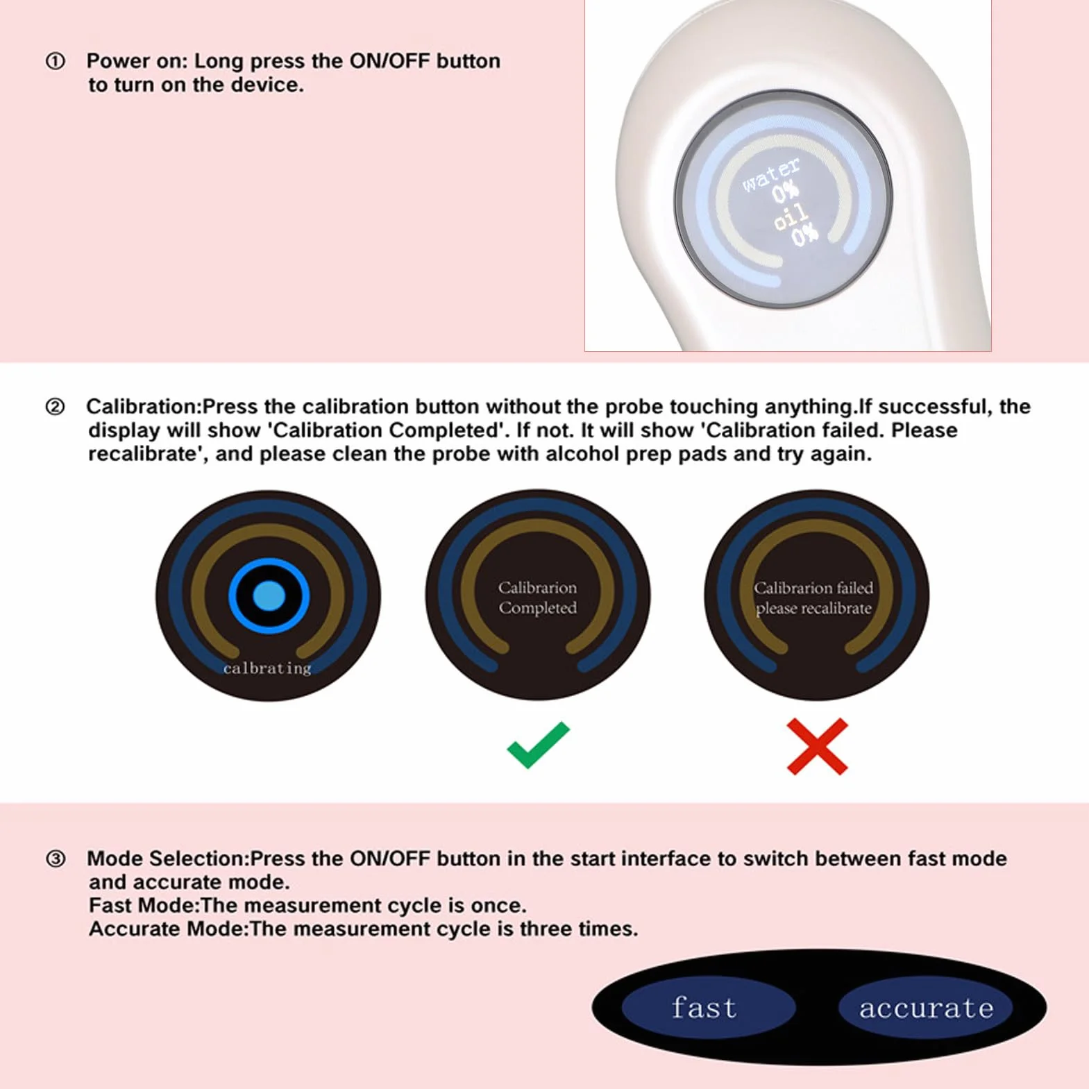 Analizador Digital de Precisión del Contenido de Aceite de la Piel, Monitor Detector de Probador de Humedad Facial, Analizador de Humedad de la Piel para Niñas y Mujeres