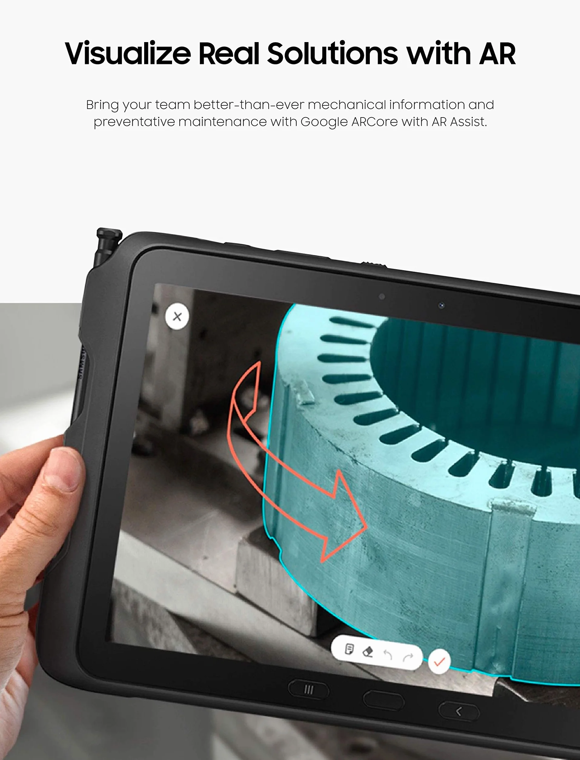 Galaxy Tab Active Pro WiFi 10.1" 64GB Czarny Reacondicionado
