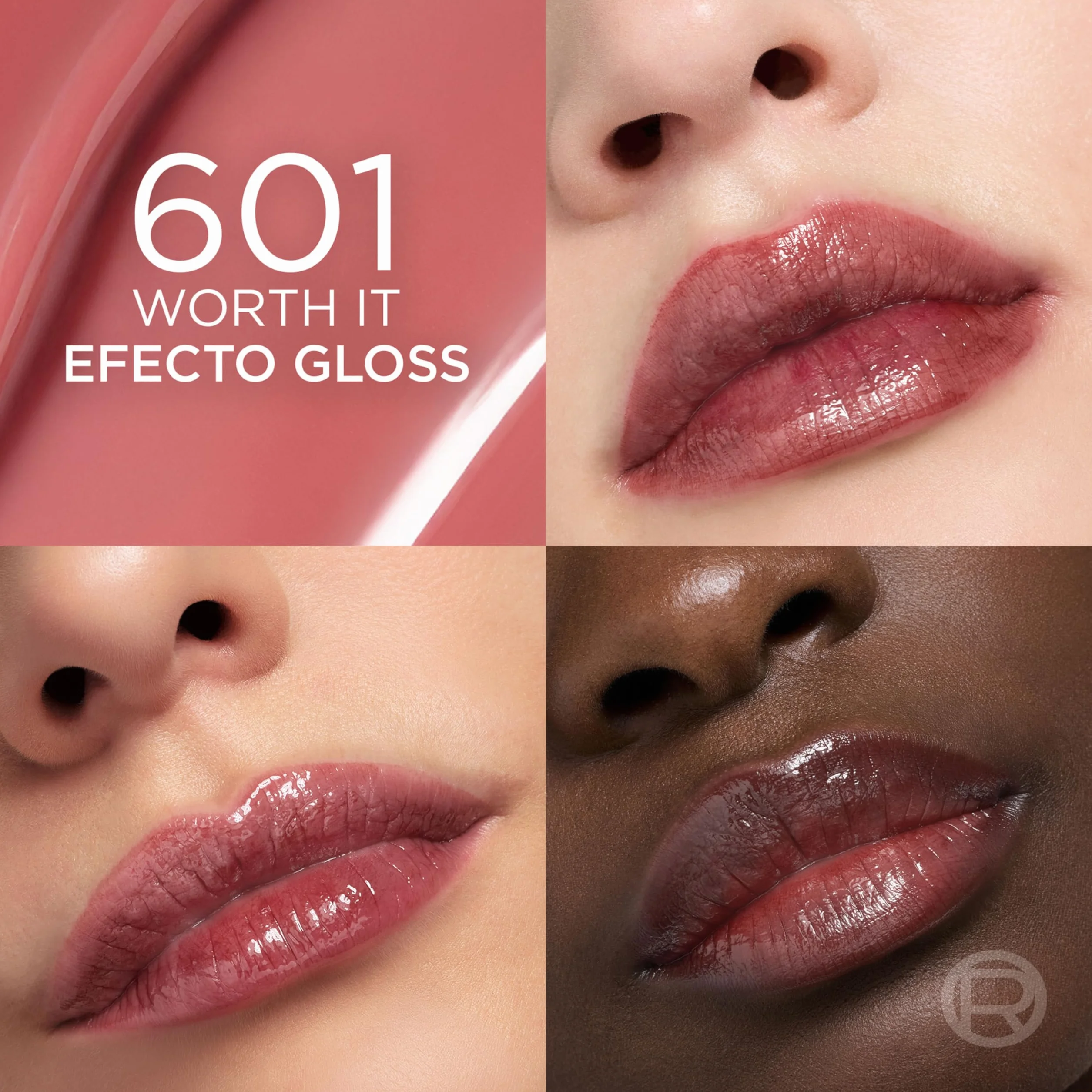 L’Oréal Paris Hyaluron Tint Tinta de Labios Multiusos Hidratación Intensa Color Natural Ácido Hialurónico Worth It 601