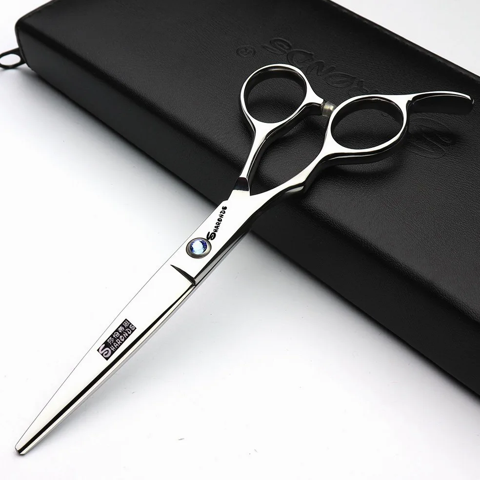 Peluquería profesional de 6 pulgadas a la izquierda tijeras de peluquería | acero inoxidable 440C,diseño ergonómico,sin fatiga tras horas de uso