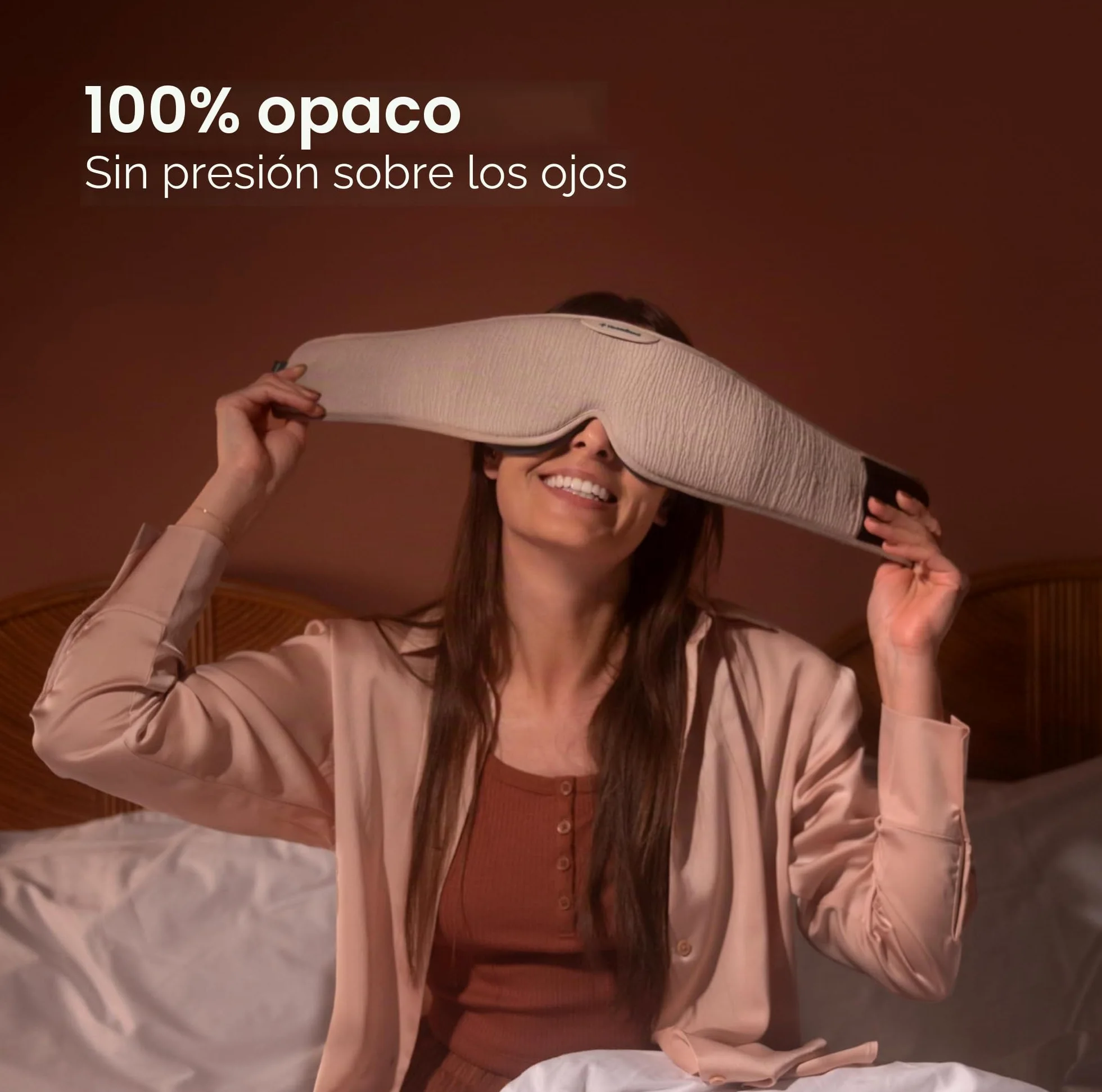HoomBand Ultimate - Auriculares inalámbricos para dormir Bluetooth 5.0 | Máscara 100% opaca | Terapia de sonido, historias hipnóticas gratuitas, meditación | Ajustable | Cable magnético