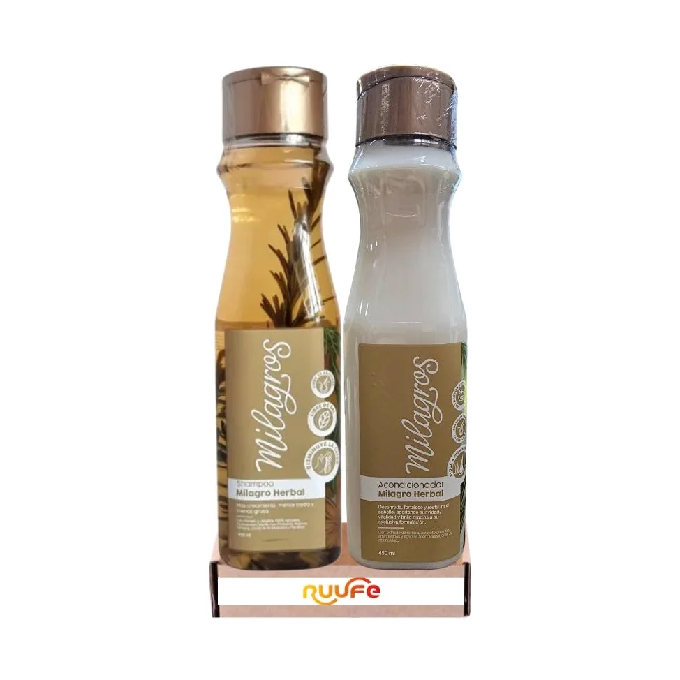 Milagro Shampoo and Conditioner Set - Herbal Formula (2 Pack)