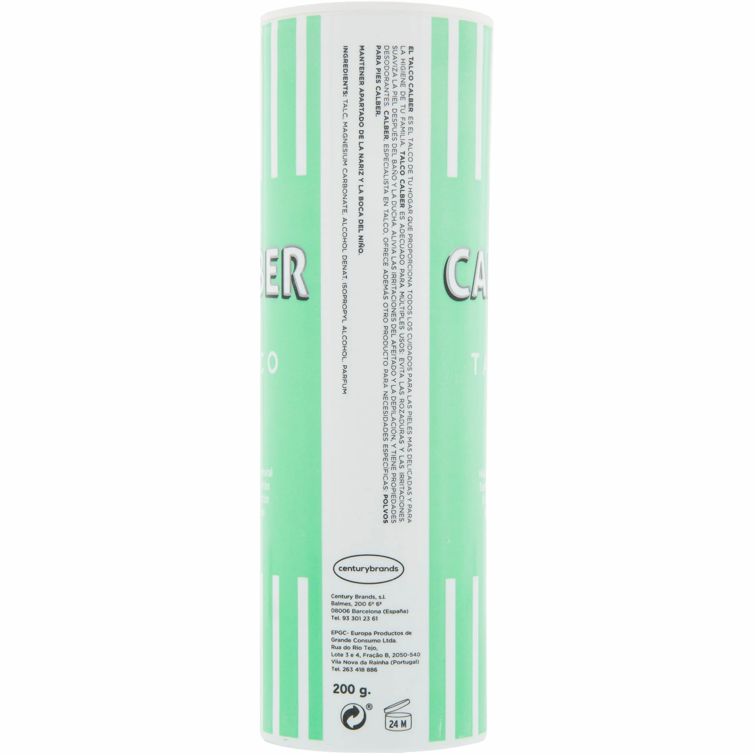 Polvos de Talco Caja 12 × 200 g Hipoalergénico Antirozaduras Dermoprotector para Bebé