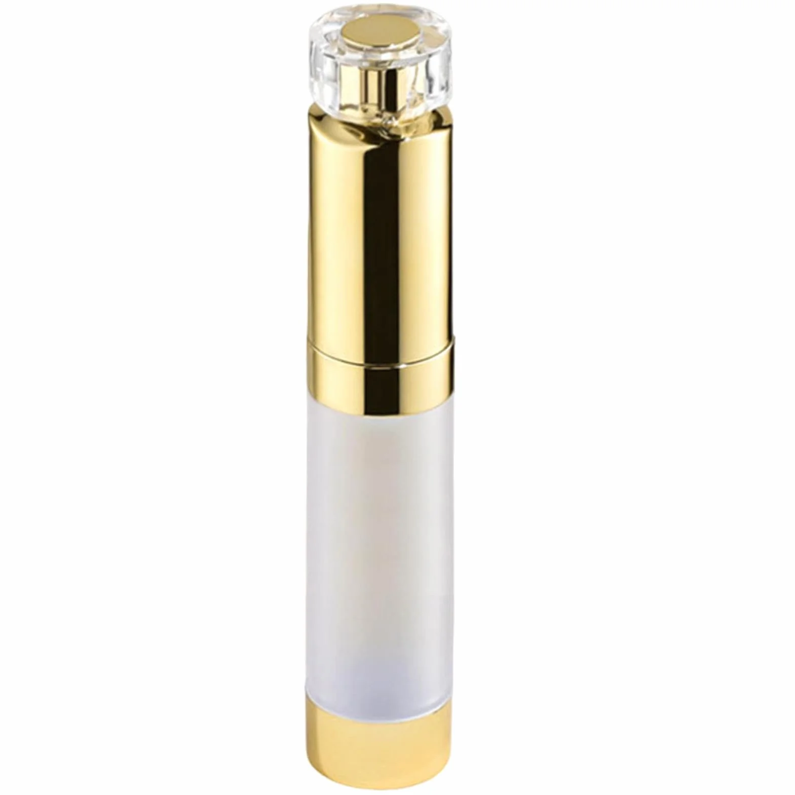 Airless Pump Bottles 15 ML 20 ML Leak Proof Clear Vacuum Pump Cosmetic Lotion Containers Travel Size Dispensers