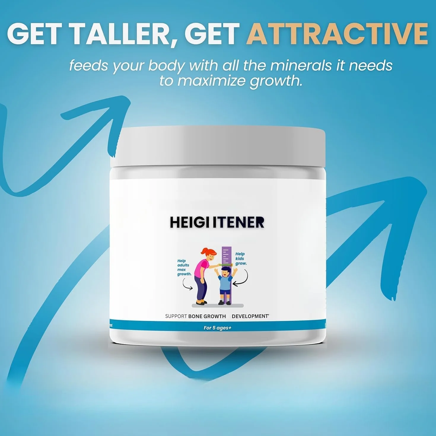 Height Boost: promueve el crecimiento natural en altura en adolescentes y adultos