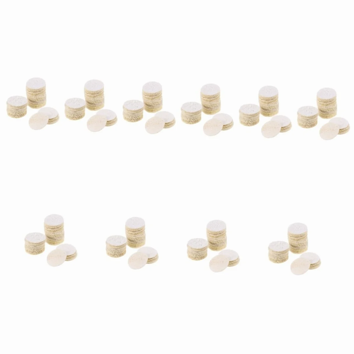 Beaupretty 500piezas Esponjas Exfoliantes De Luffa Reutilizables Para Desmaquillado y Cuidado Facial Paquete De Unidades Suaves y Ecológicas Para Limpieza Profunda y Eliminación De