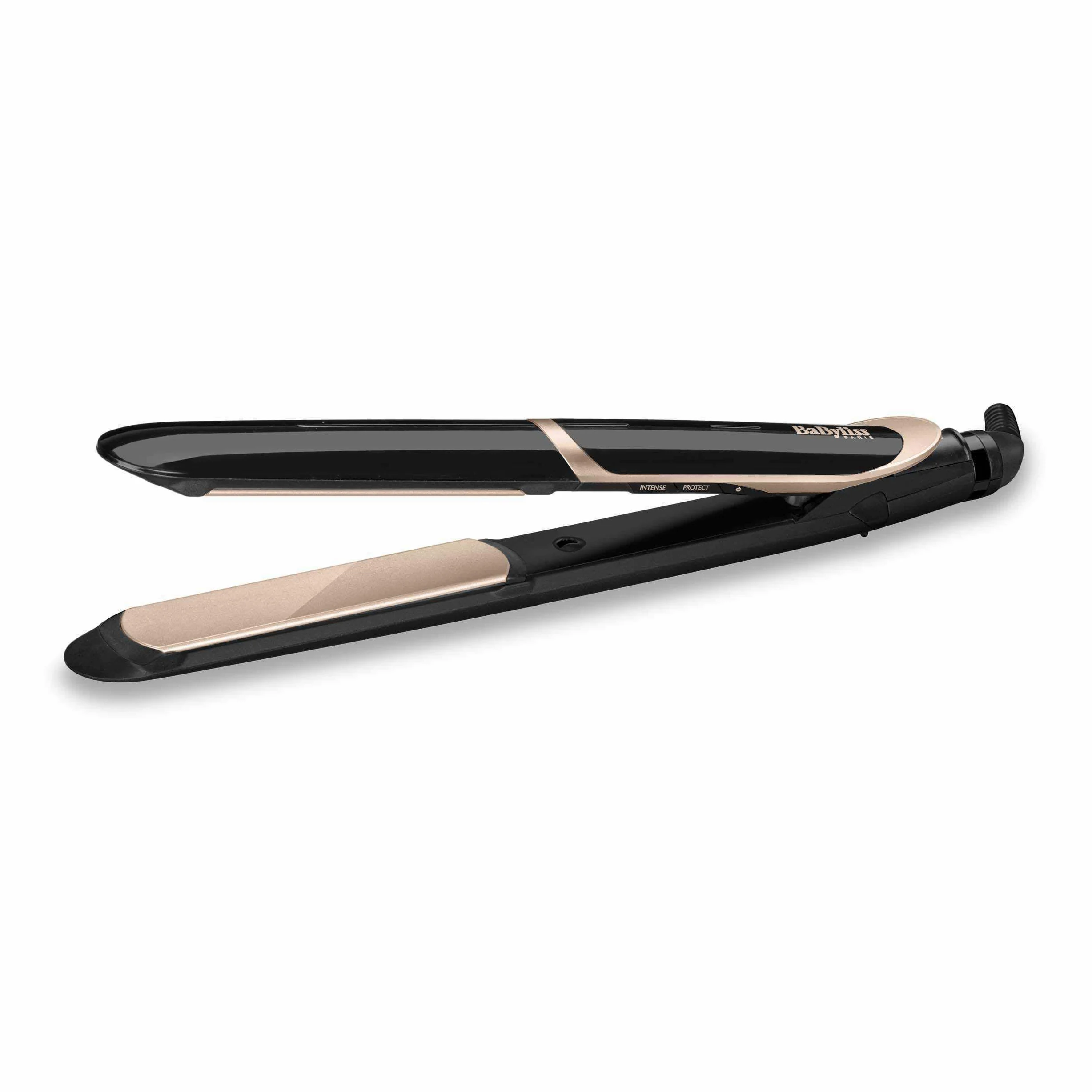 BaByliss AS200E Cepillo de Aire Rotatorio 1000 W, Iónico, Cepillo de Pelo + Aire Frío, 2 Sentidos de Rotación, Color Negro & ST393E Plancha de pelo profesional, iónica,Color Negro