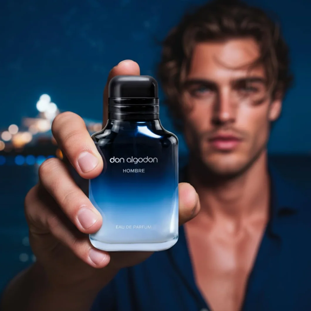 Don Algodón Set Eau de Parfum Hombre 100 ml + 30 ml Bergamota benjuí vetiver ámbar gris