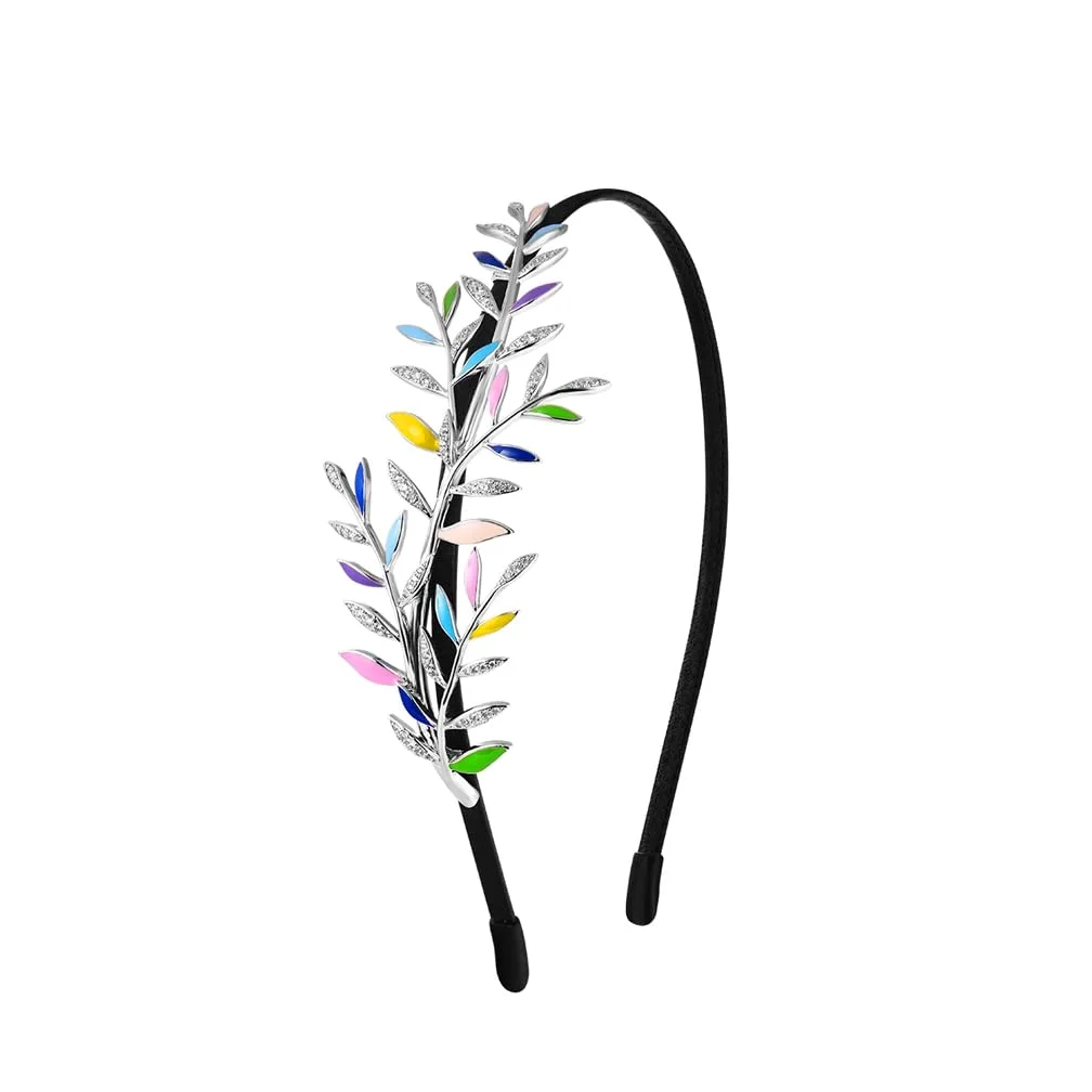 Bobinas Para El Cabello Con Cola De Caballo Gomas Accesorios for el cabello Textura Textura Horquilla Elegante Hoja Hairbanda Señoras Pelo Hairband Horquilla Adecuado for regalos exquisitos de cumplea
