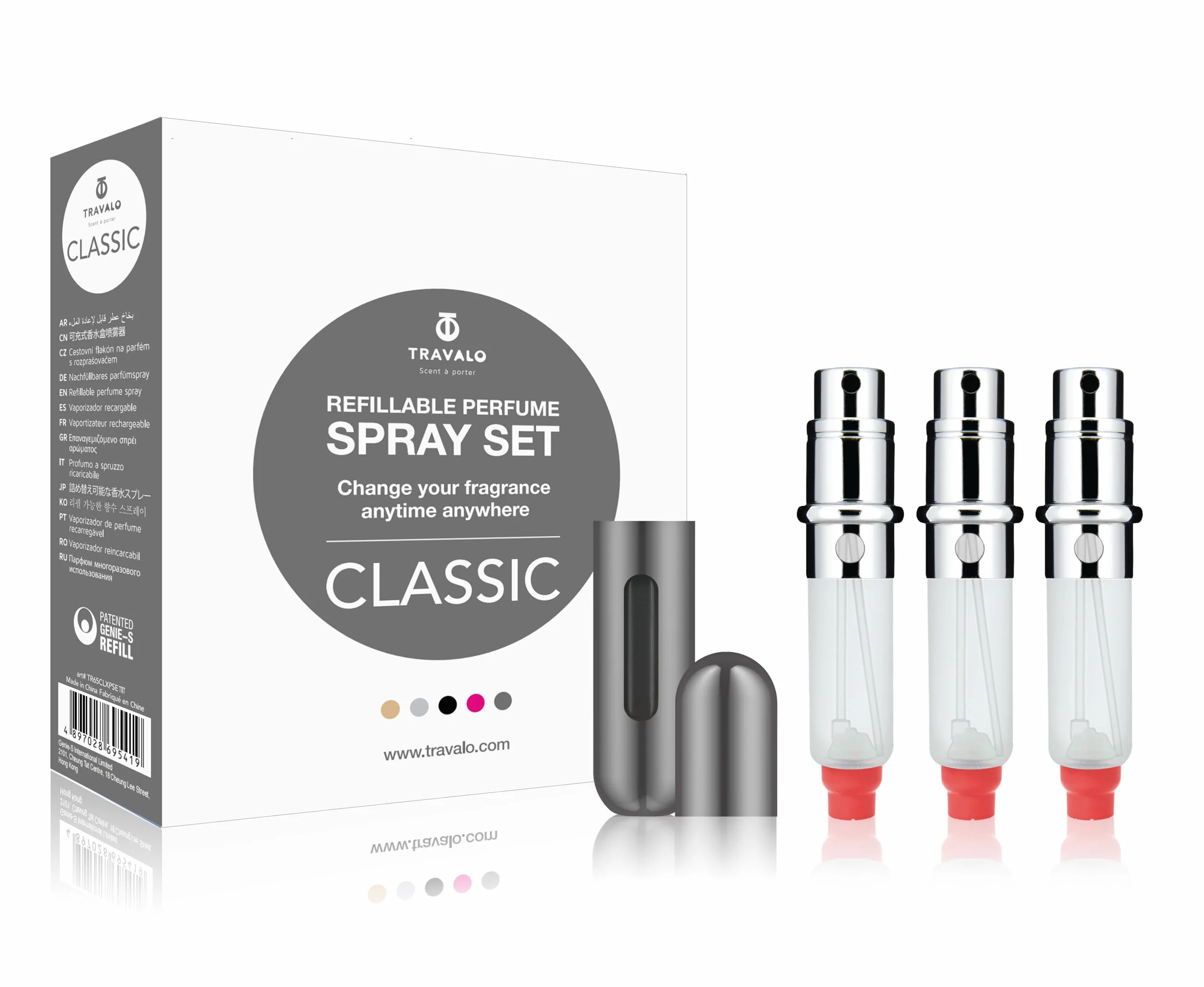Travalo Set Classic Titanio