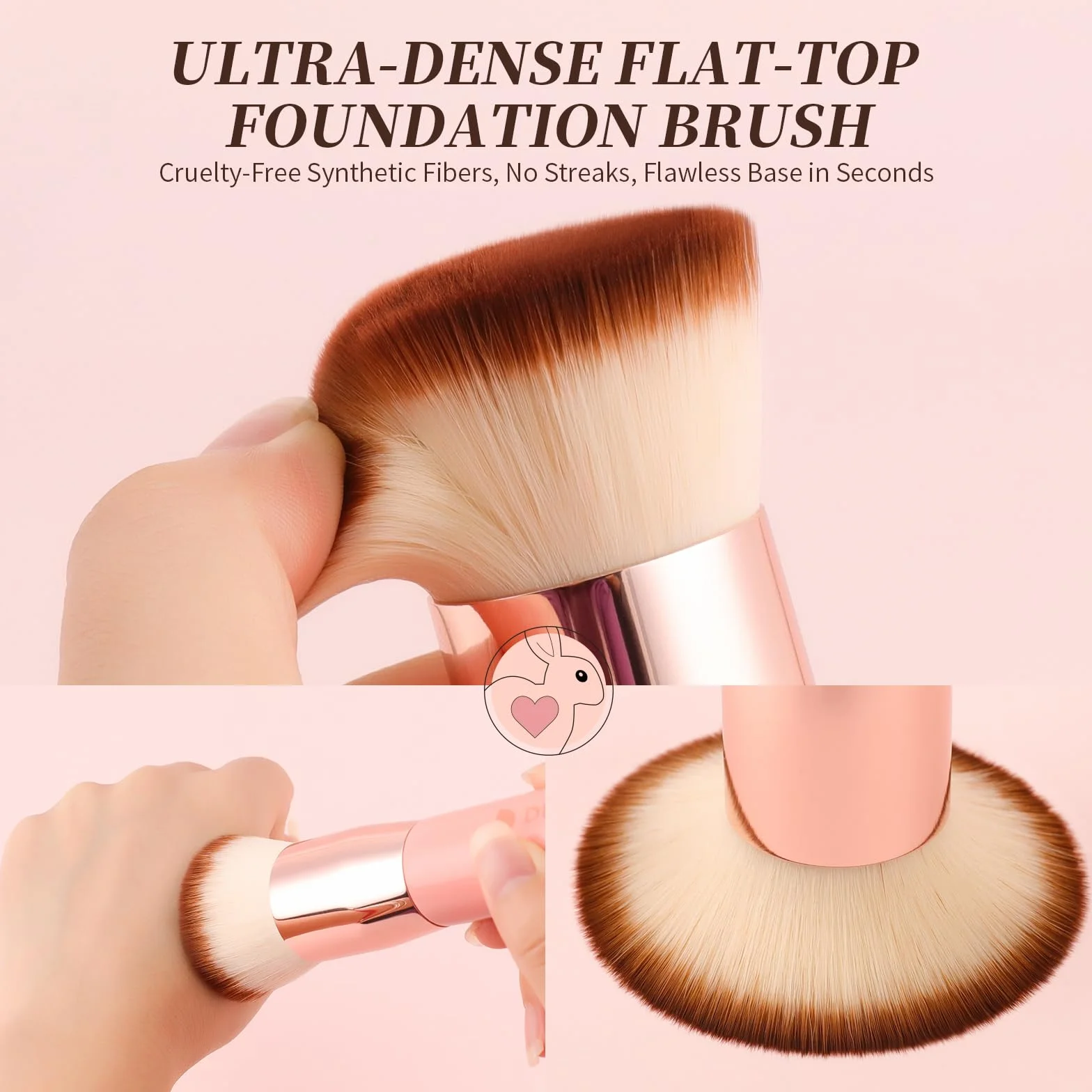 DUcare Brocha Kabuki Base Maquillaje Facial Profesional 1 Pieza