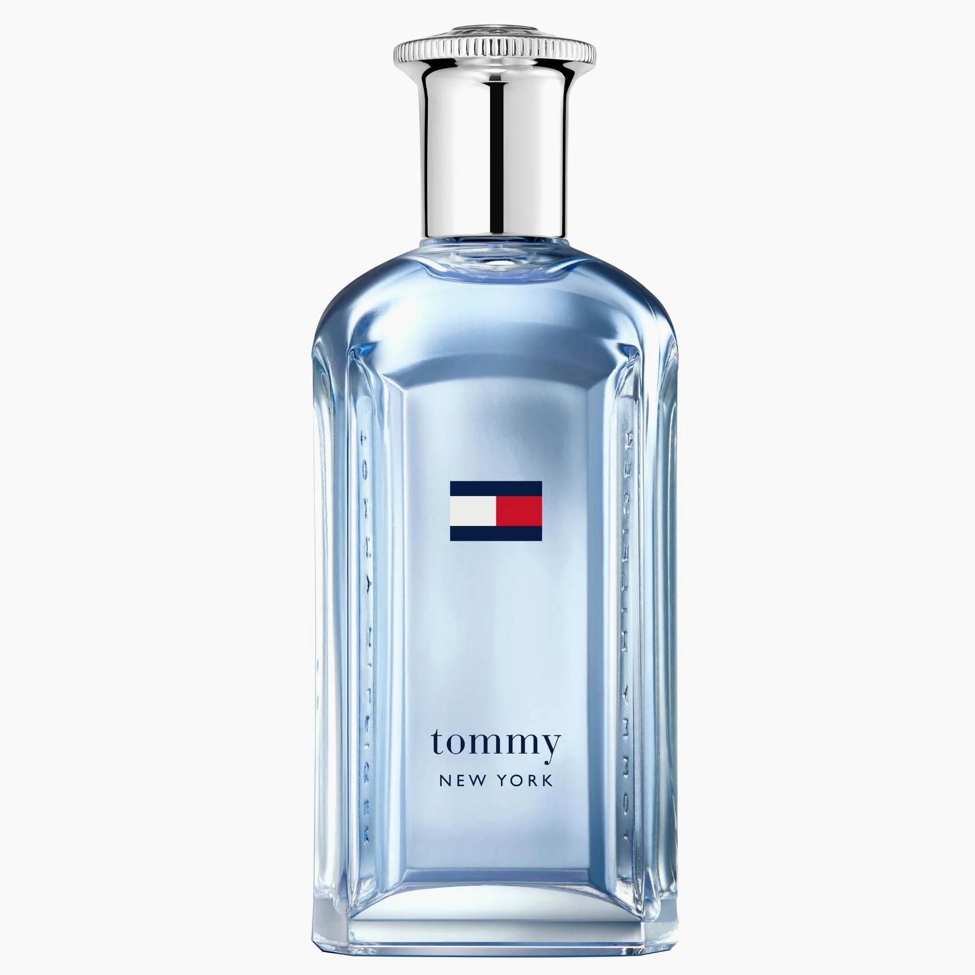 Tommy Hilfiger Tommy New York 100 ml, Eau de Toilette para Hombre | Fragancia Fougère Especiada, Notas Especiadas y Amaderadas, Frasco de Vidrio Azul