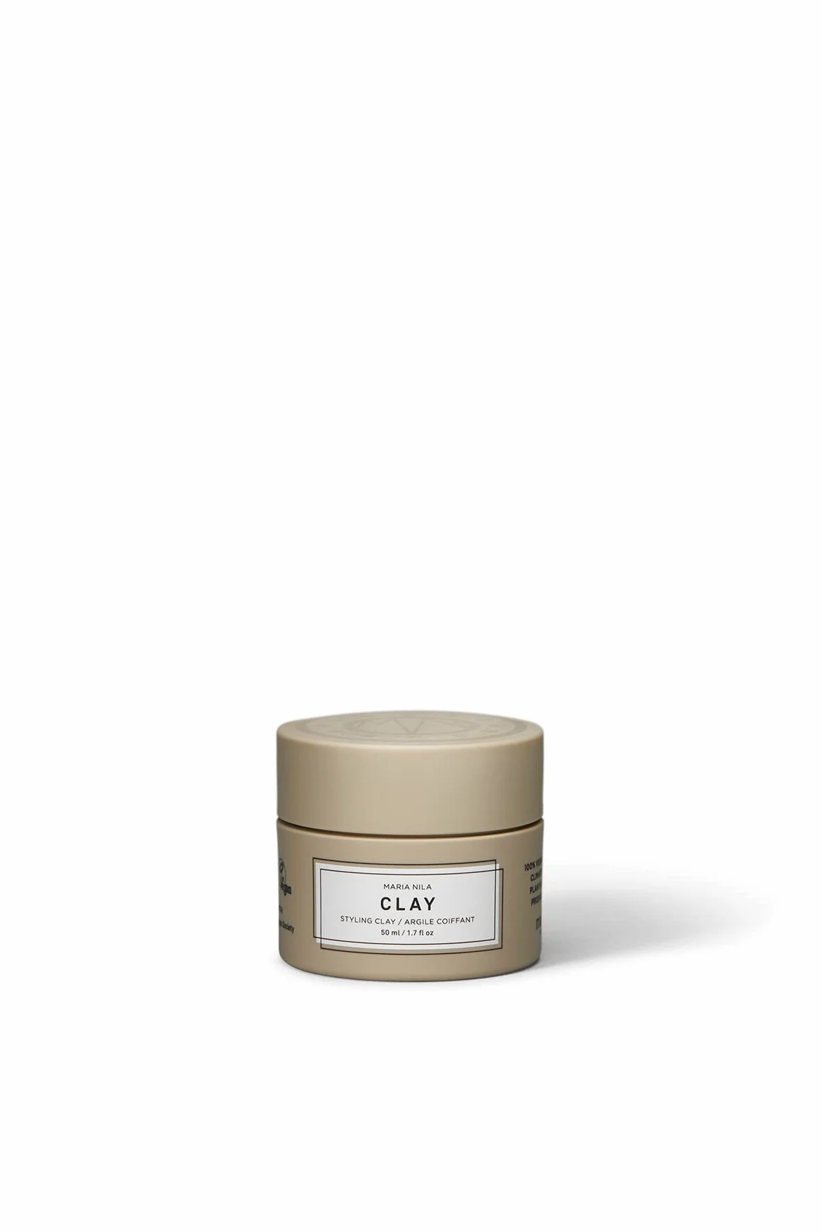 Maria Nila Clay Hair Wax, fijación 3/5, textura mate, vegano, libre de sulfatos y parabenos