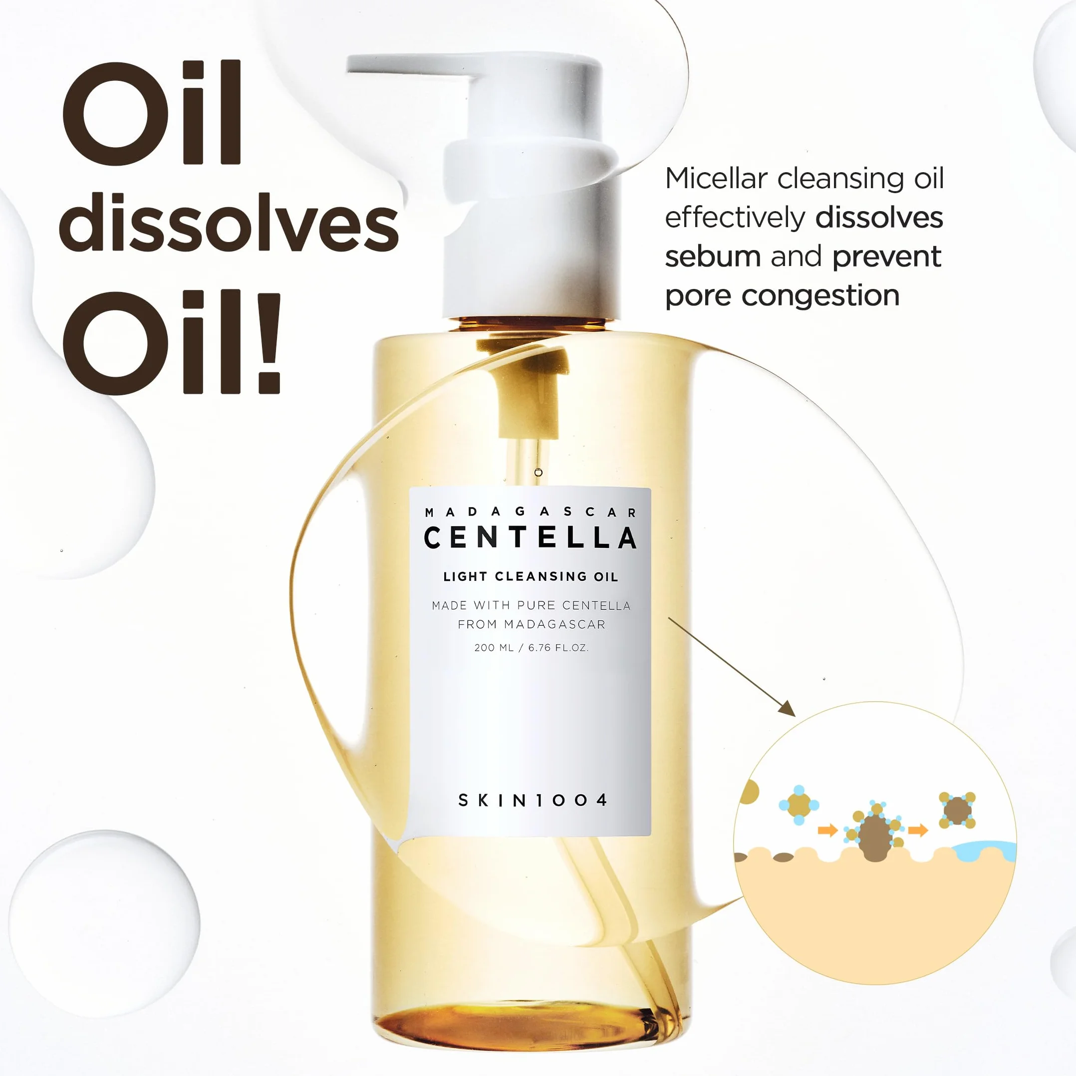 MADAGASCAR CENTELLA DOUBLE CLEANSING DUO SKIN 1004